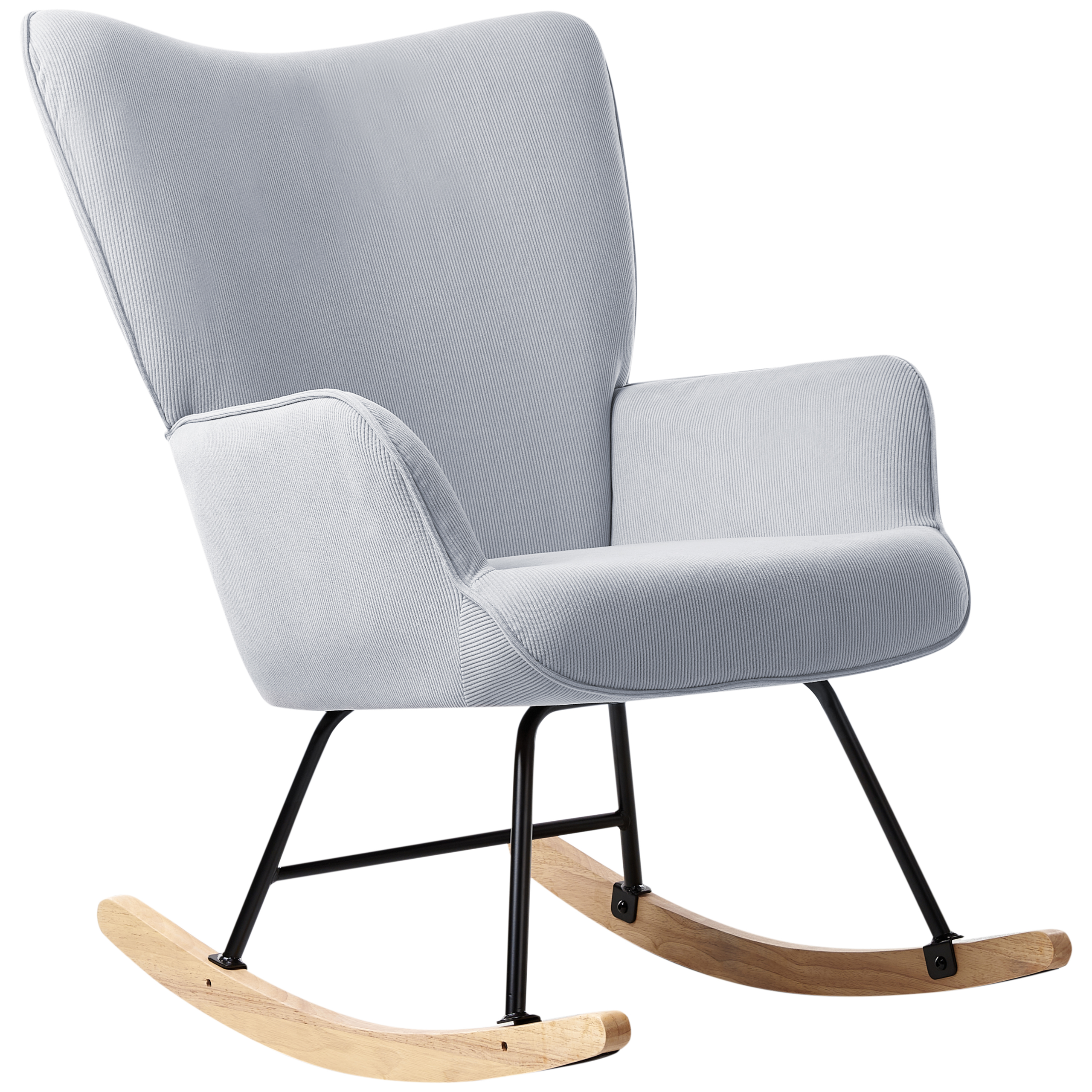 ARSET rocking chair Velvet Light blue [4]