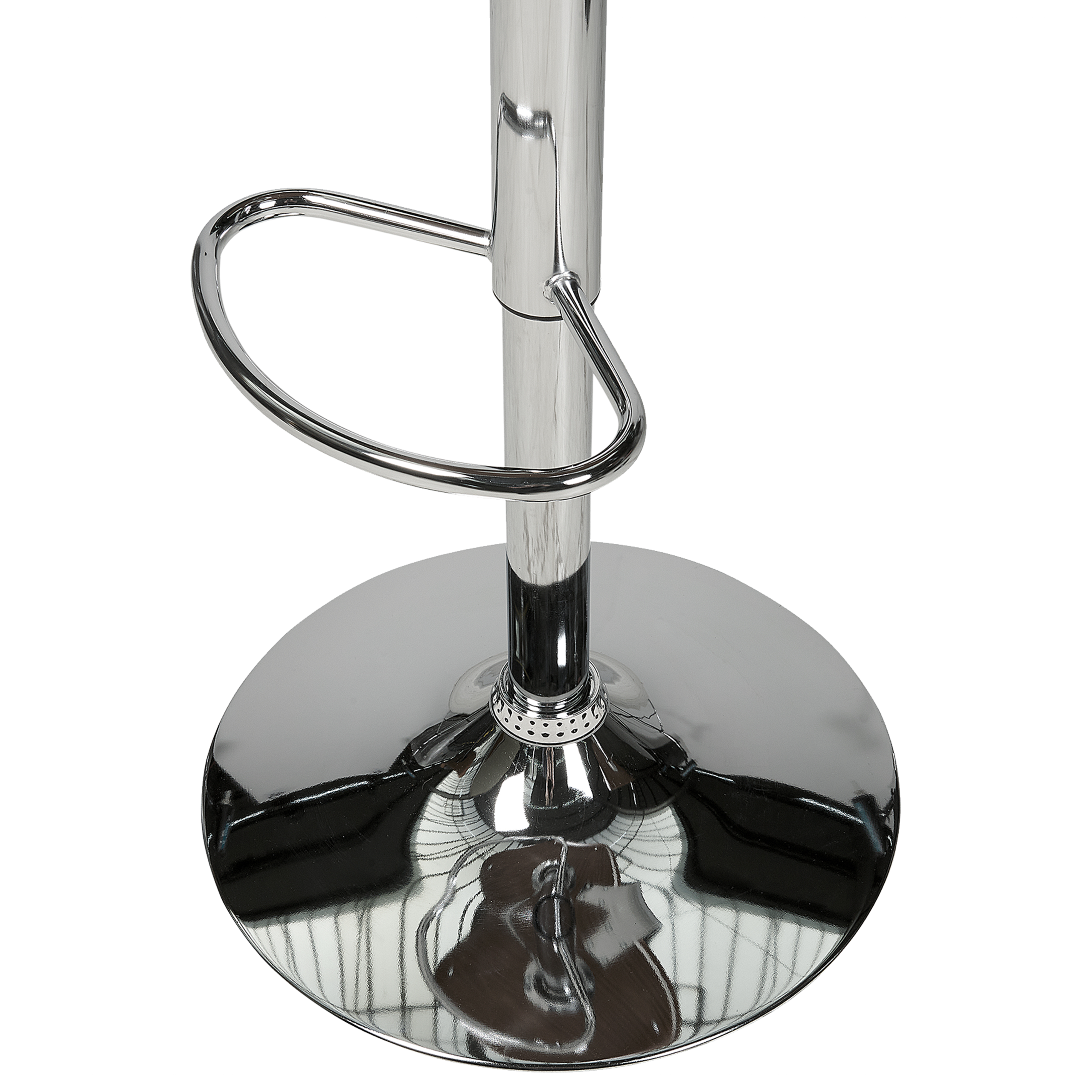 Set de 2 scaune de bar ROTTERDAM Piele ecologică Pivotant Alb [10]