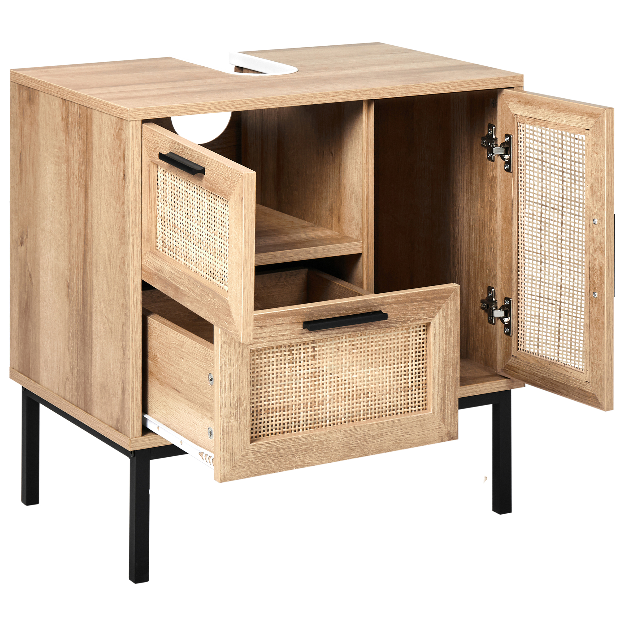 Mască pentru lavoar ROSELL 60 cm Maro deschis [4]