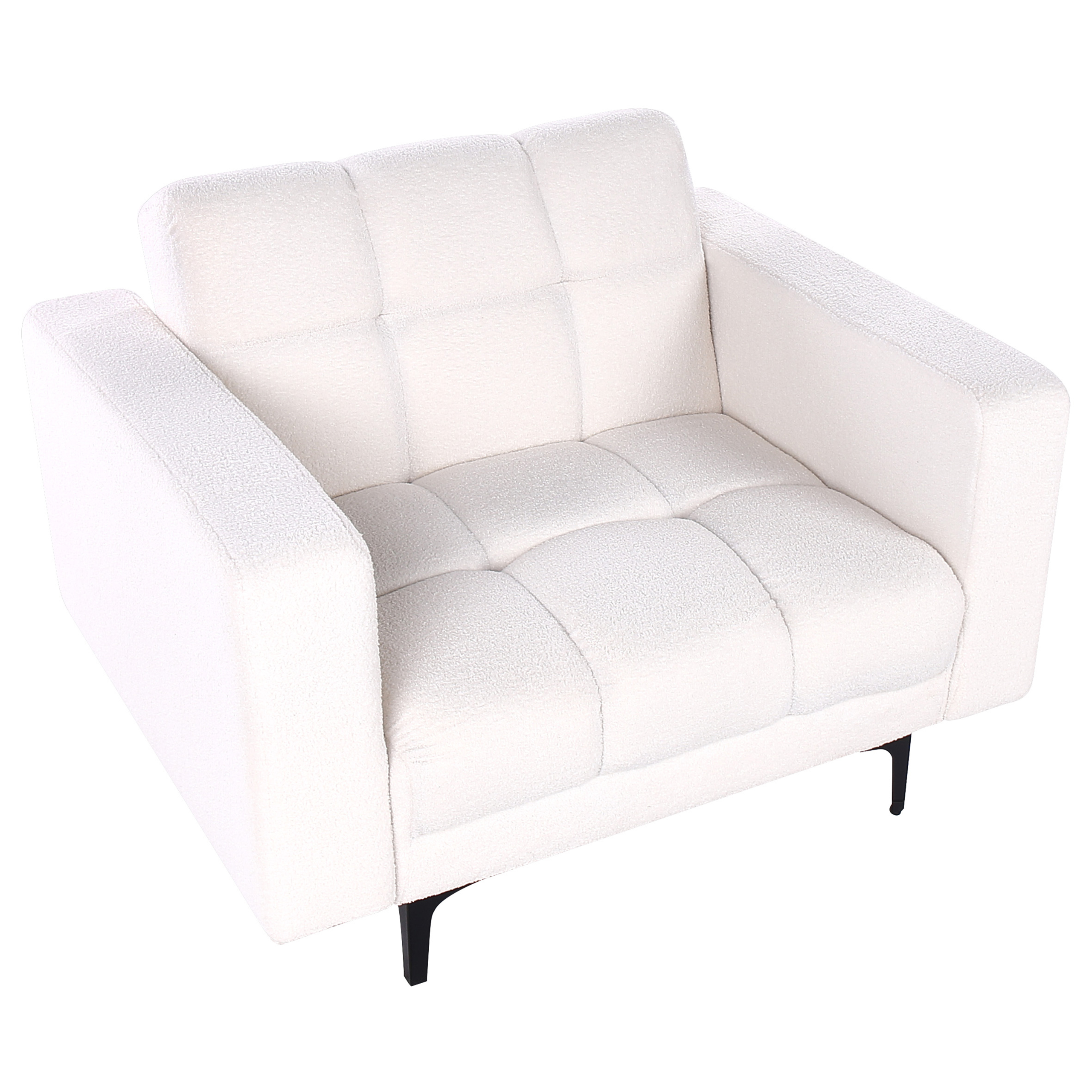 Fotoliu ALNES Boucle Alb [7]