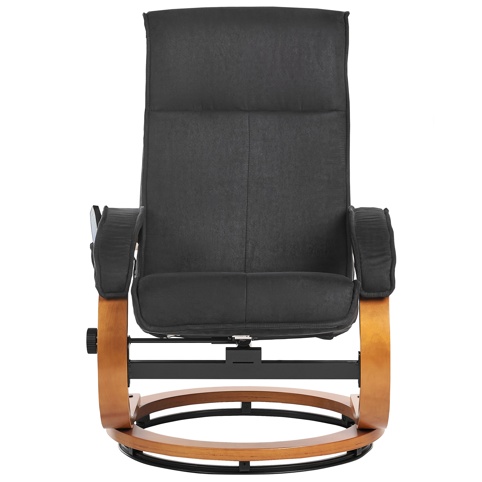 HERO massage armchair with stool Black [6]
