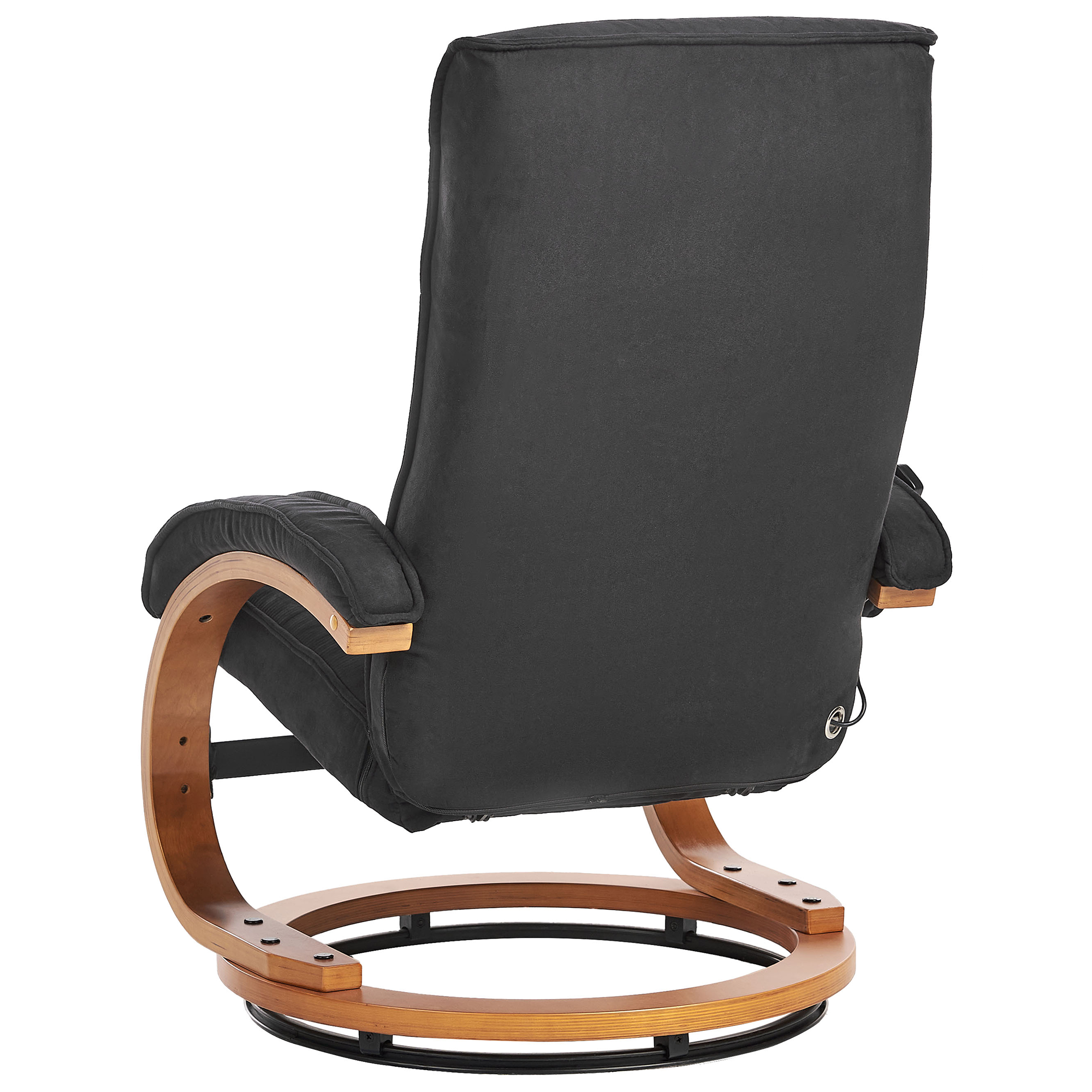HERO massage armchair with stool Black [7]