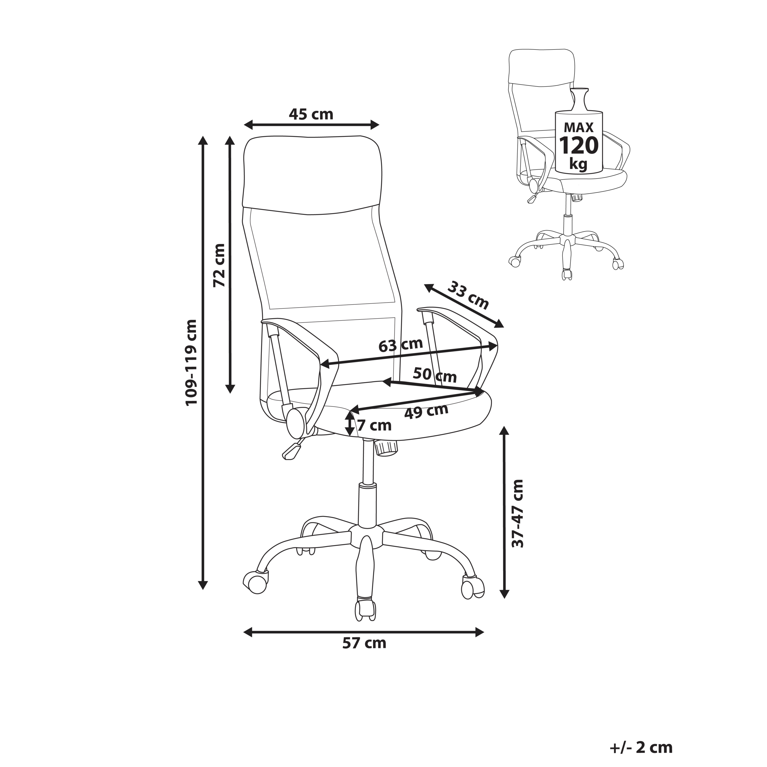 Scaun ergonomic DESIGN Verde lime [3]