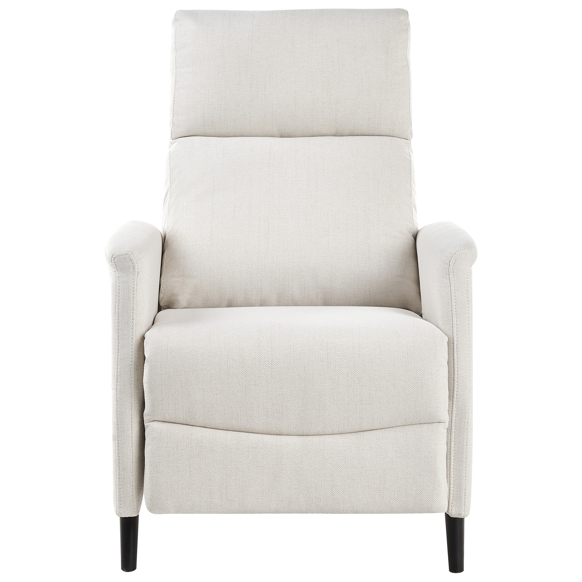 Fotoliu cu recliner SELVIK Suport pentru picioare retractabil  Alb-murdar [5]