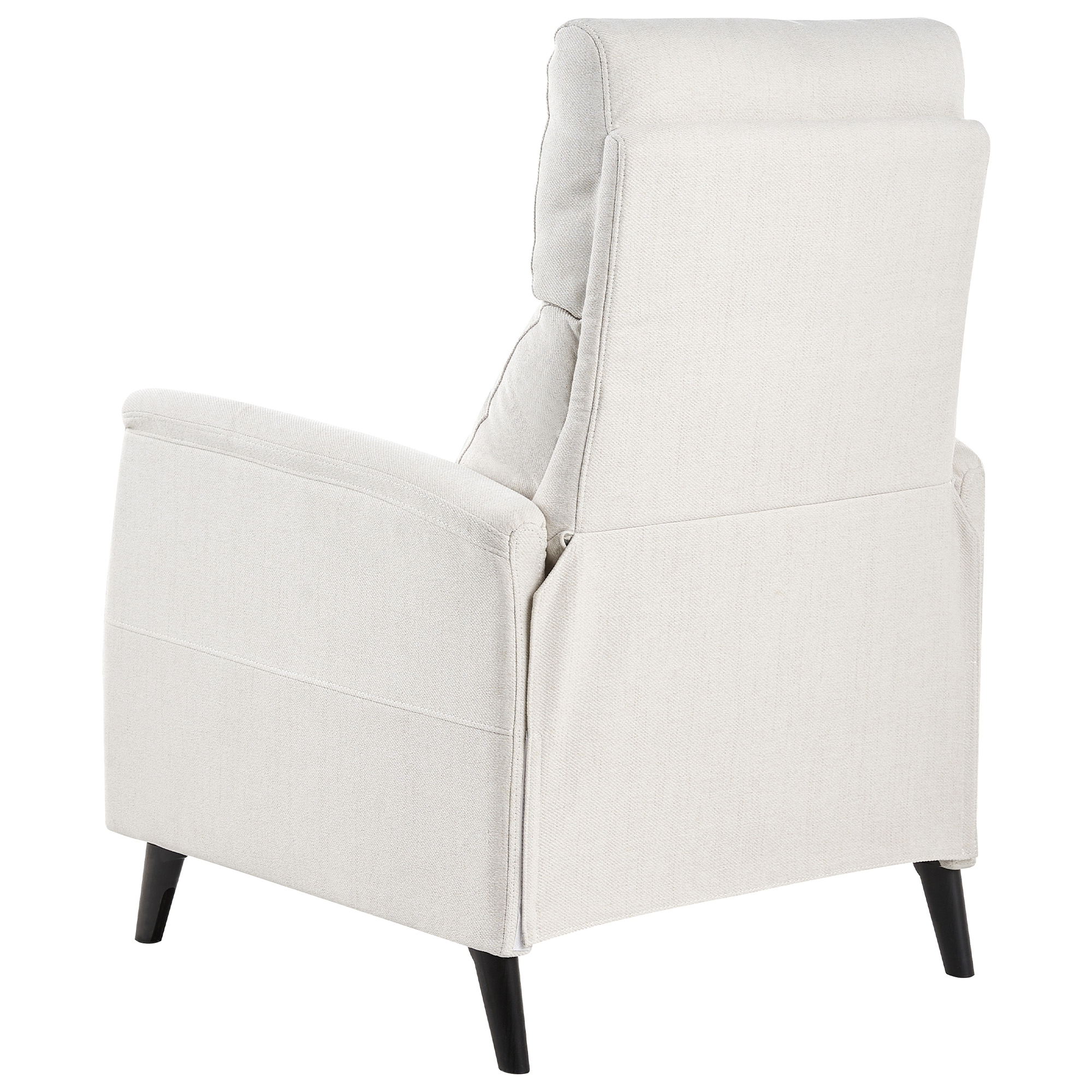 Fotoliu cu recliner SELVIK Suport pentru picioare retractabil  Alb-murdar [6]