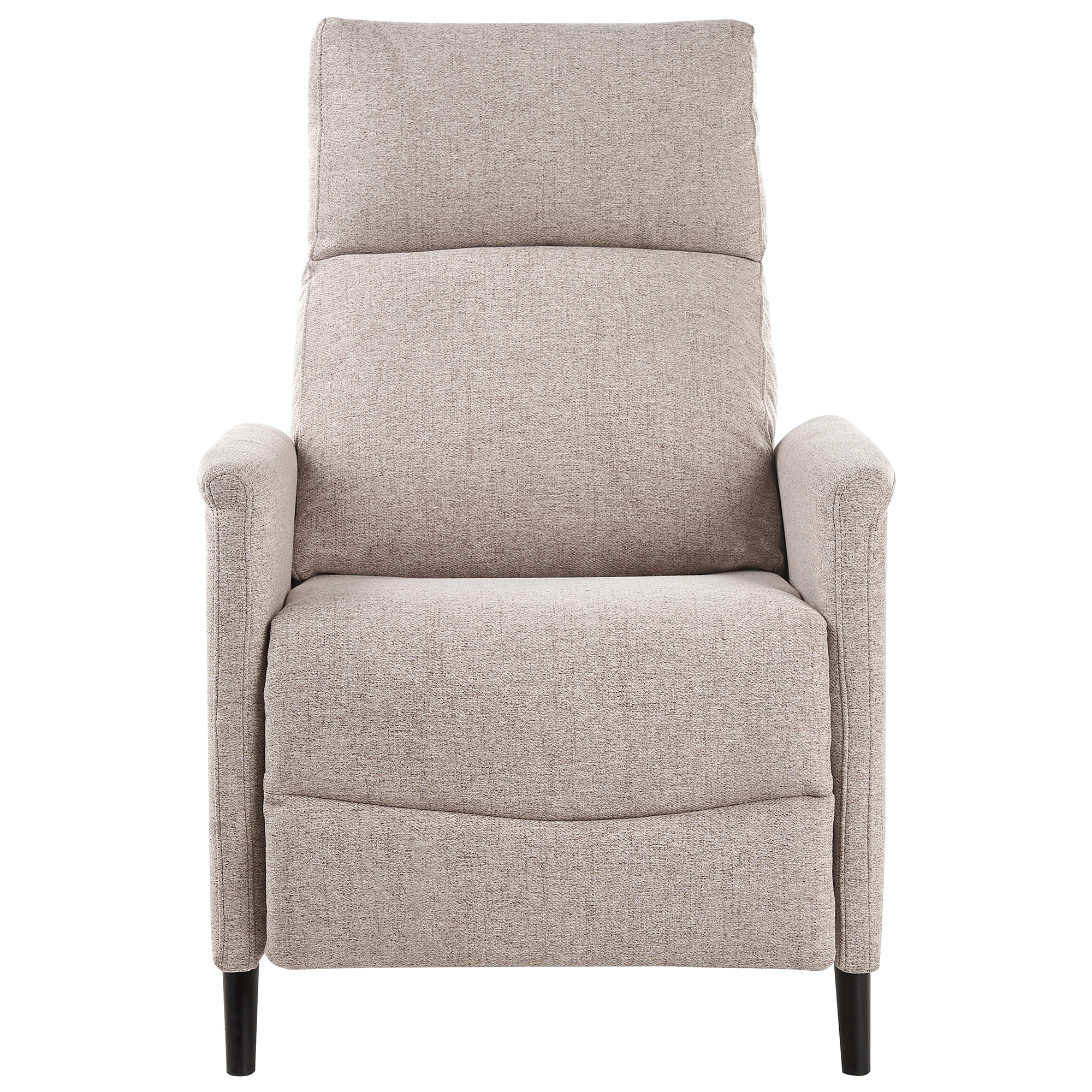 Armchair with recliner SELVIK Retractable footrest Taupe [5]