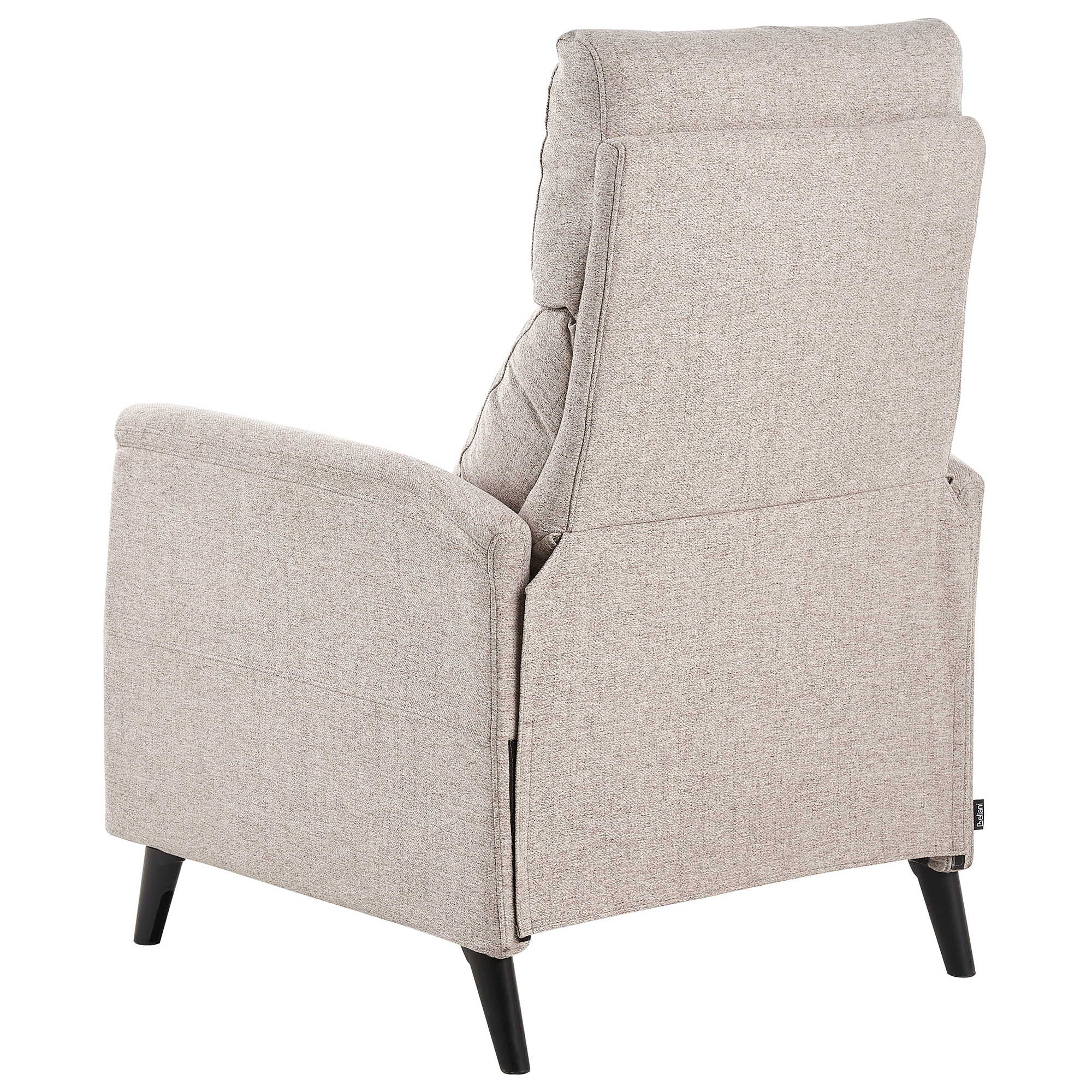 Armchair with recliner SELVIK Retractable footrest Taupe [6]