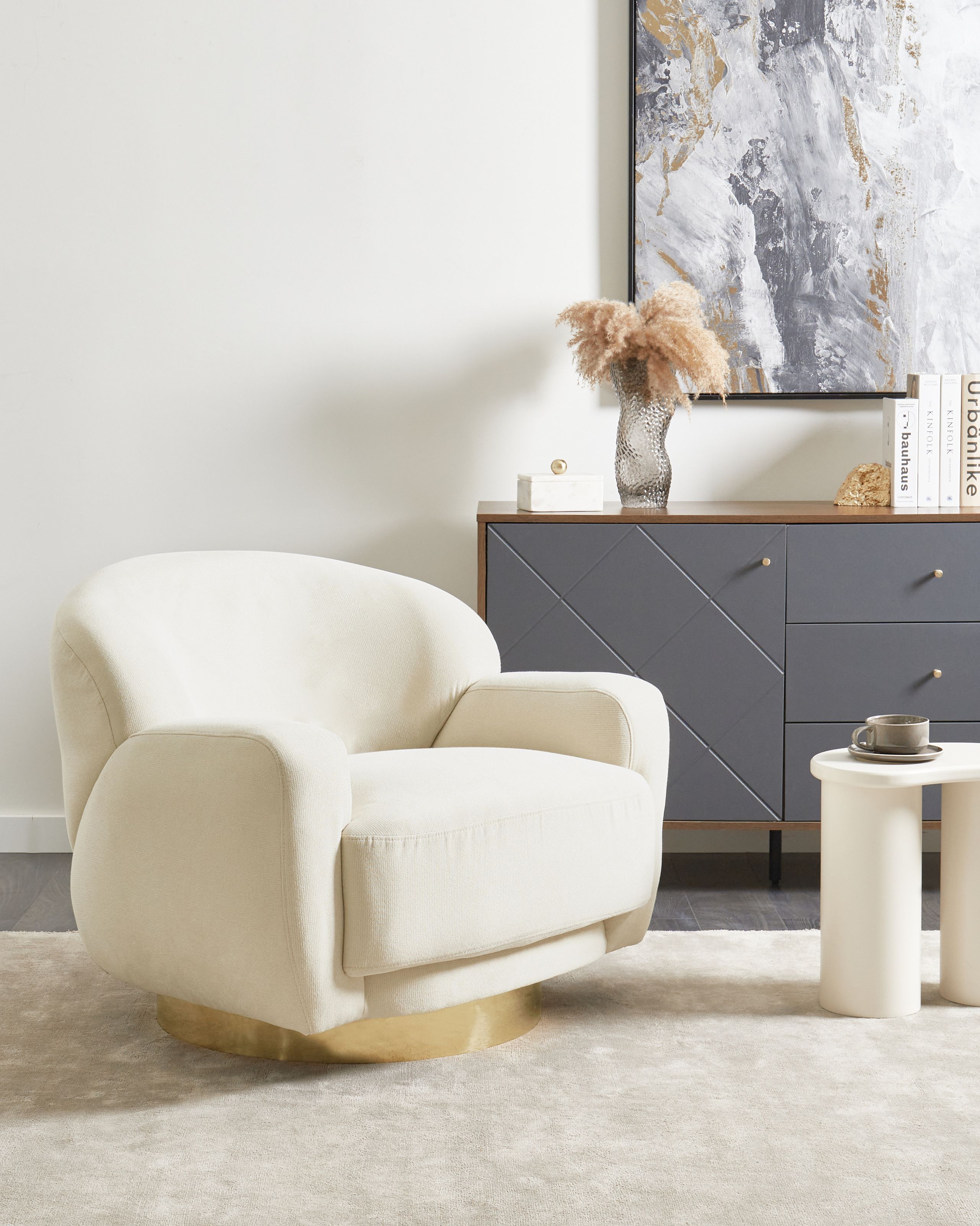 Fotoliu - LEJRE armchair Light beige