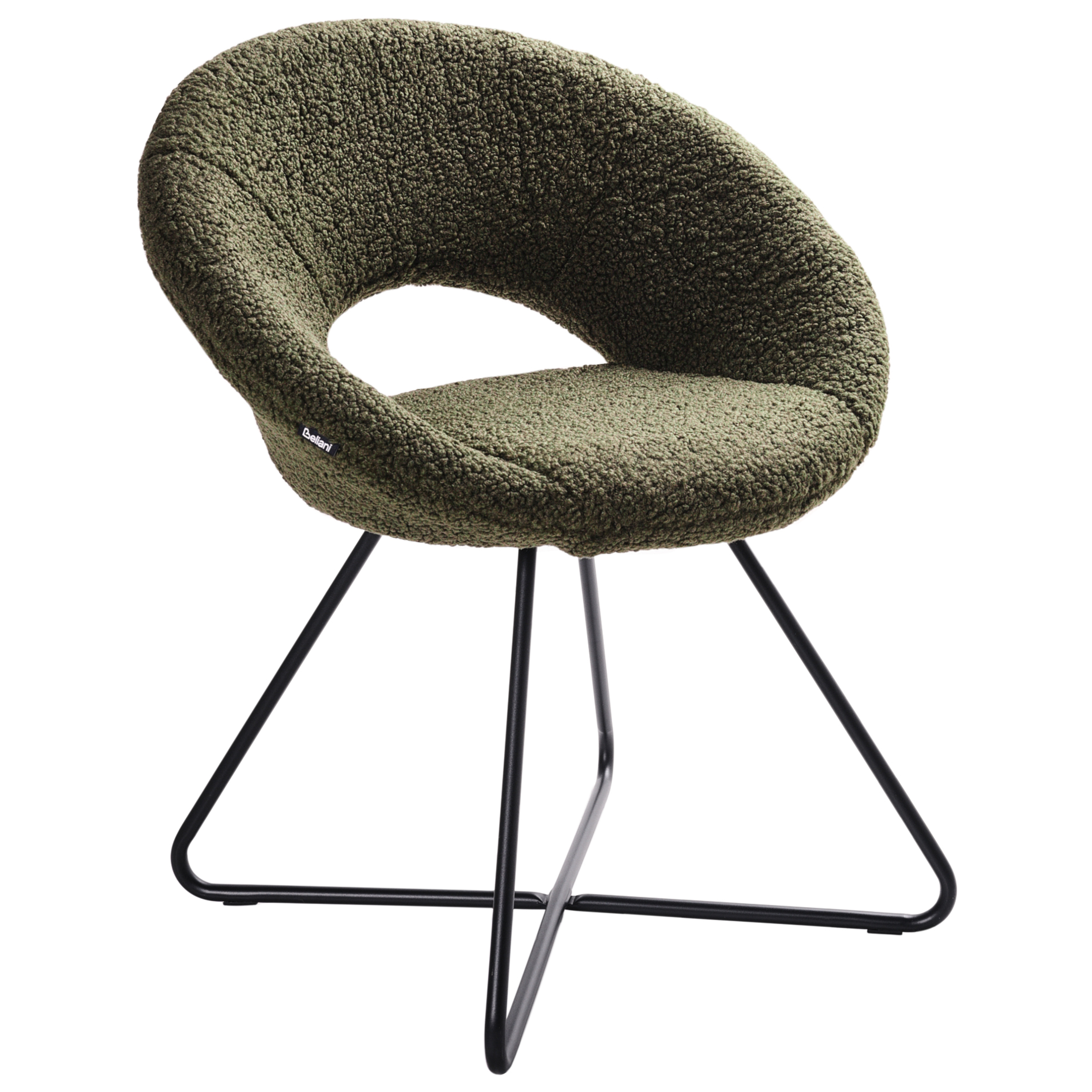 Dining chair RACHEL Boucle Green [4]