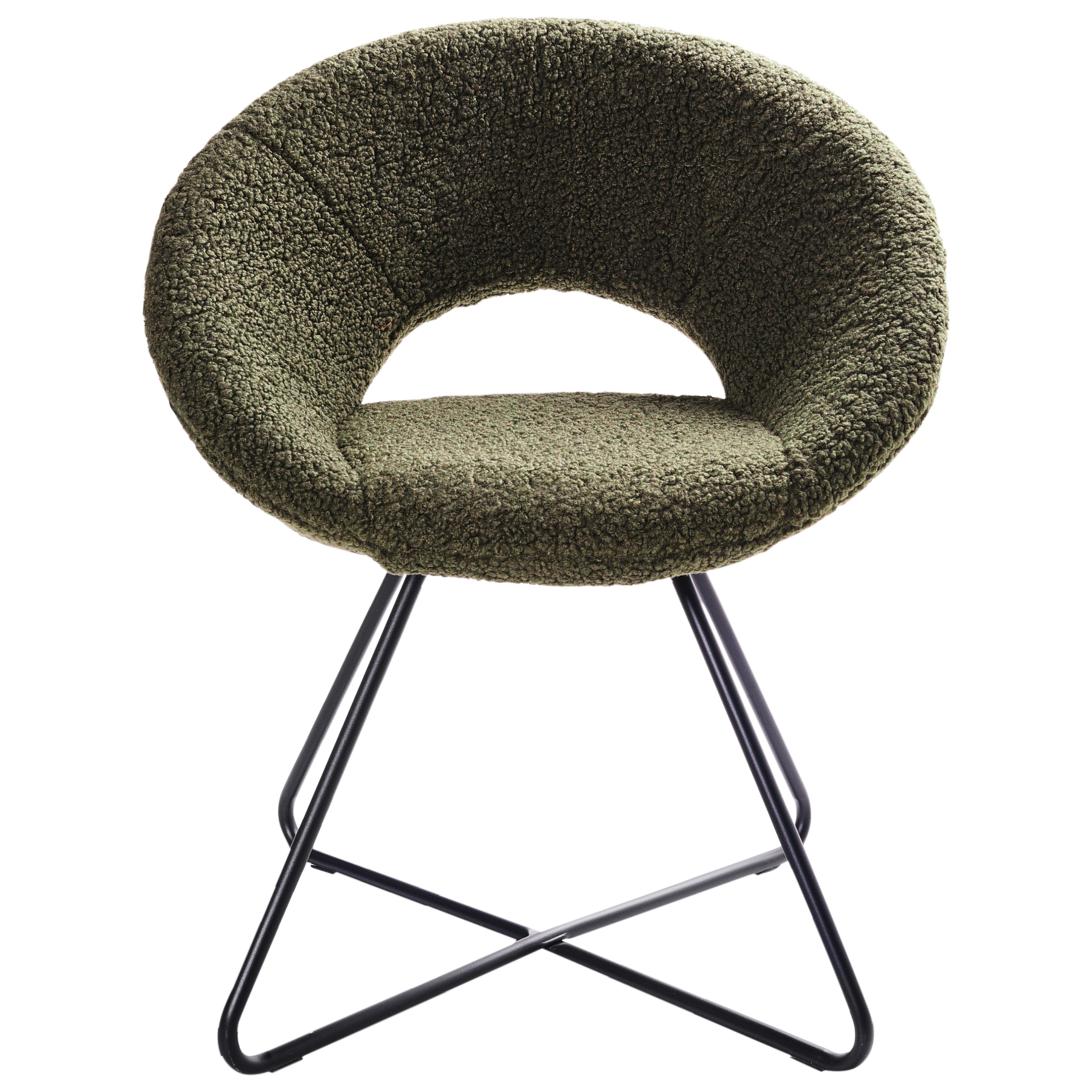 Dining chair RACHEL Boucle Green [5]