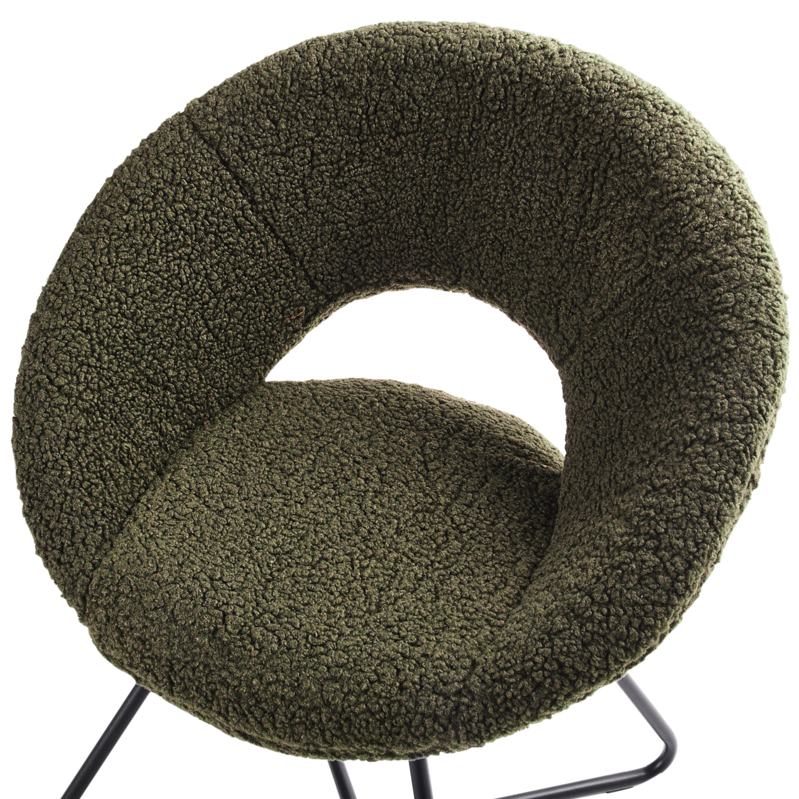 Dining chair RACHEL Boucle Green [7]