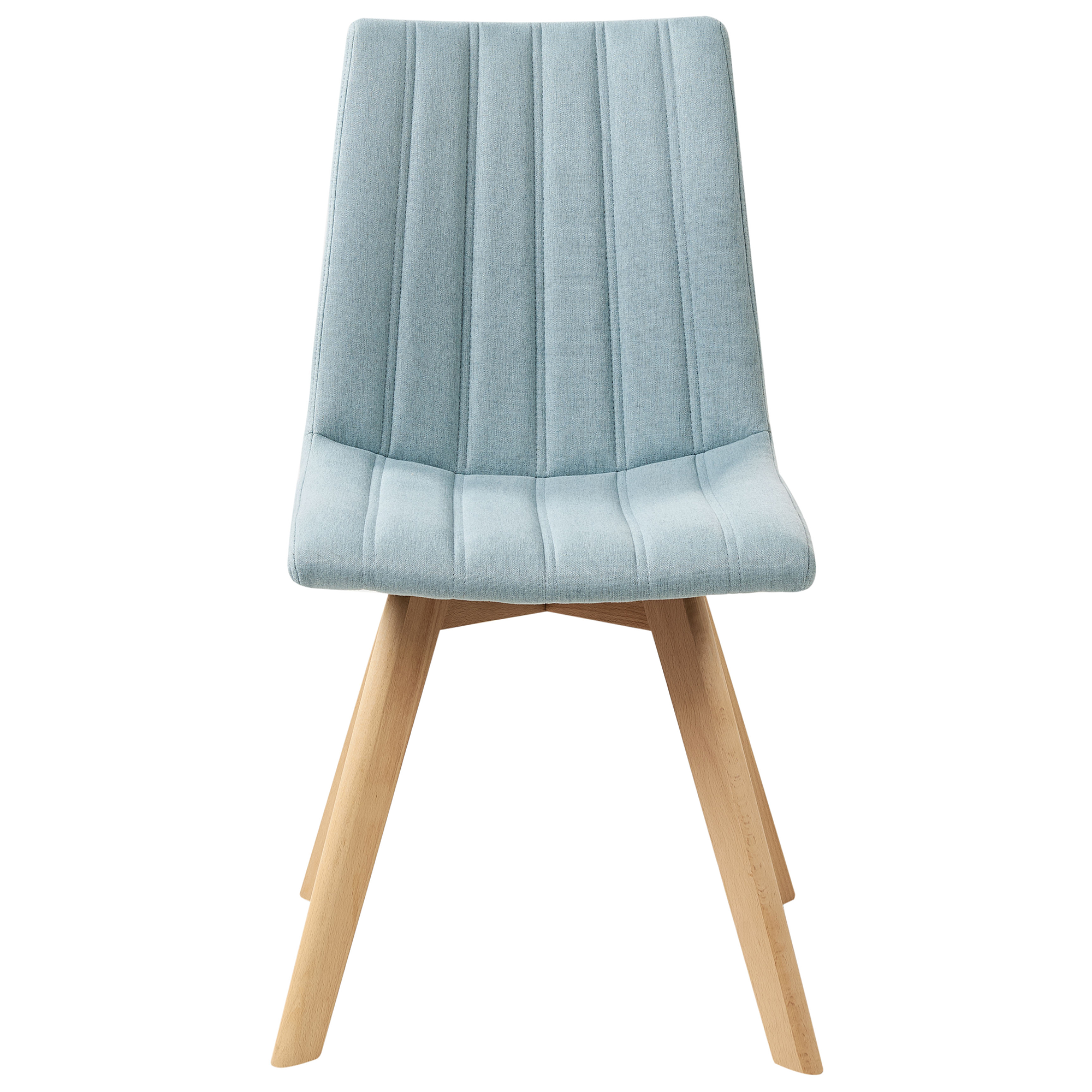 Set of 2 Dining Chairs CALGARY Light Blue [5]