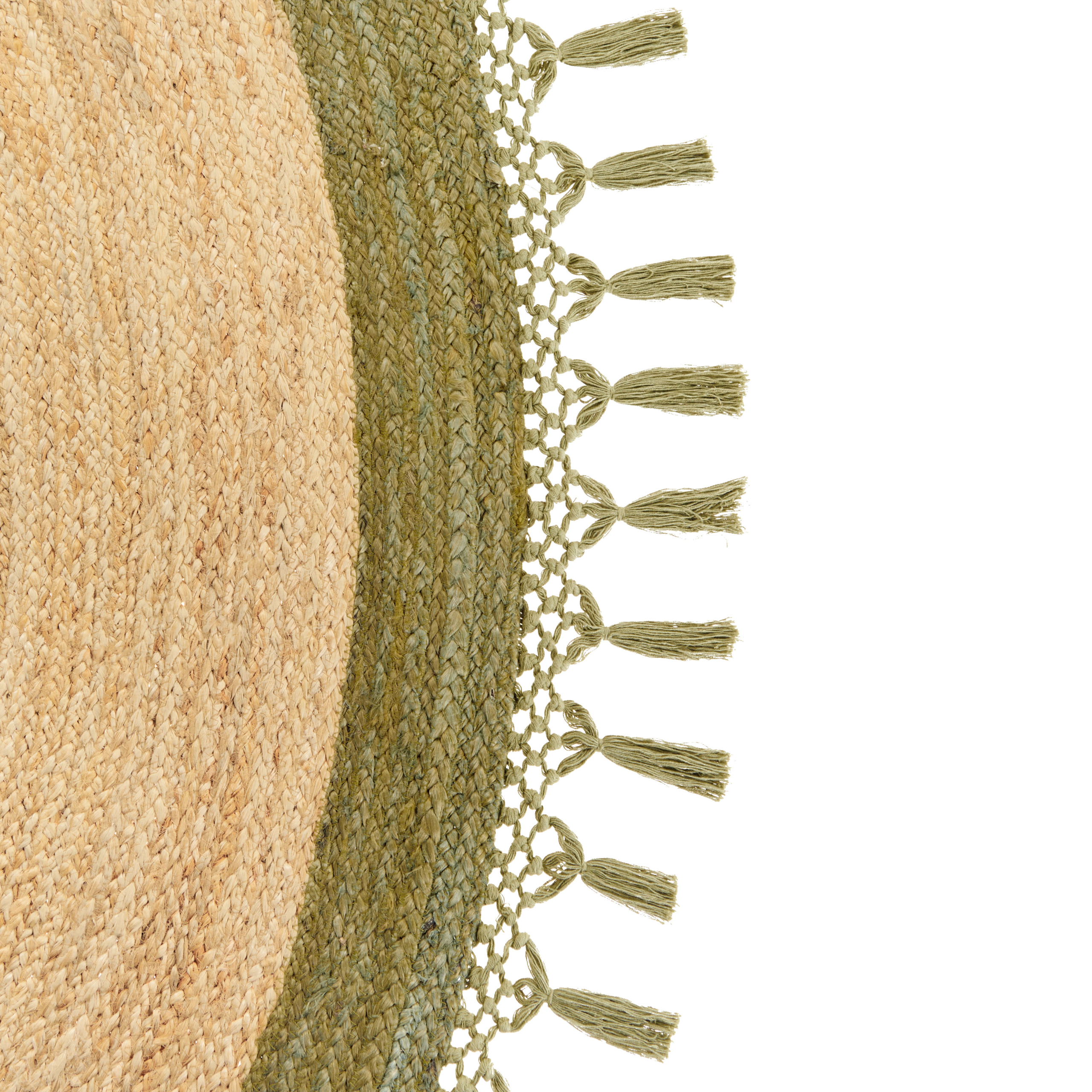 MARTS Rug Green ø 200 cm Jute [5]