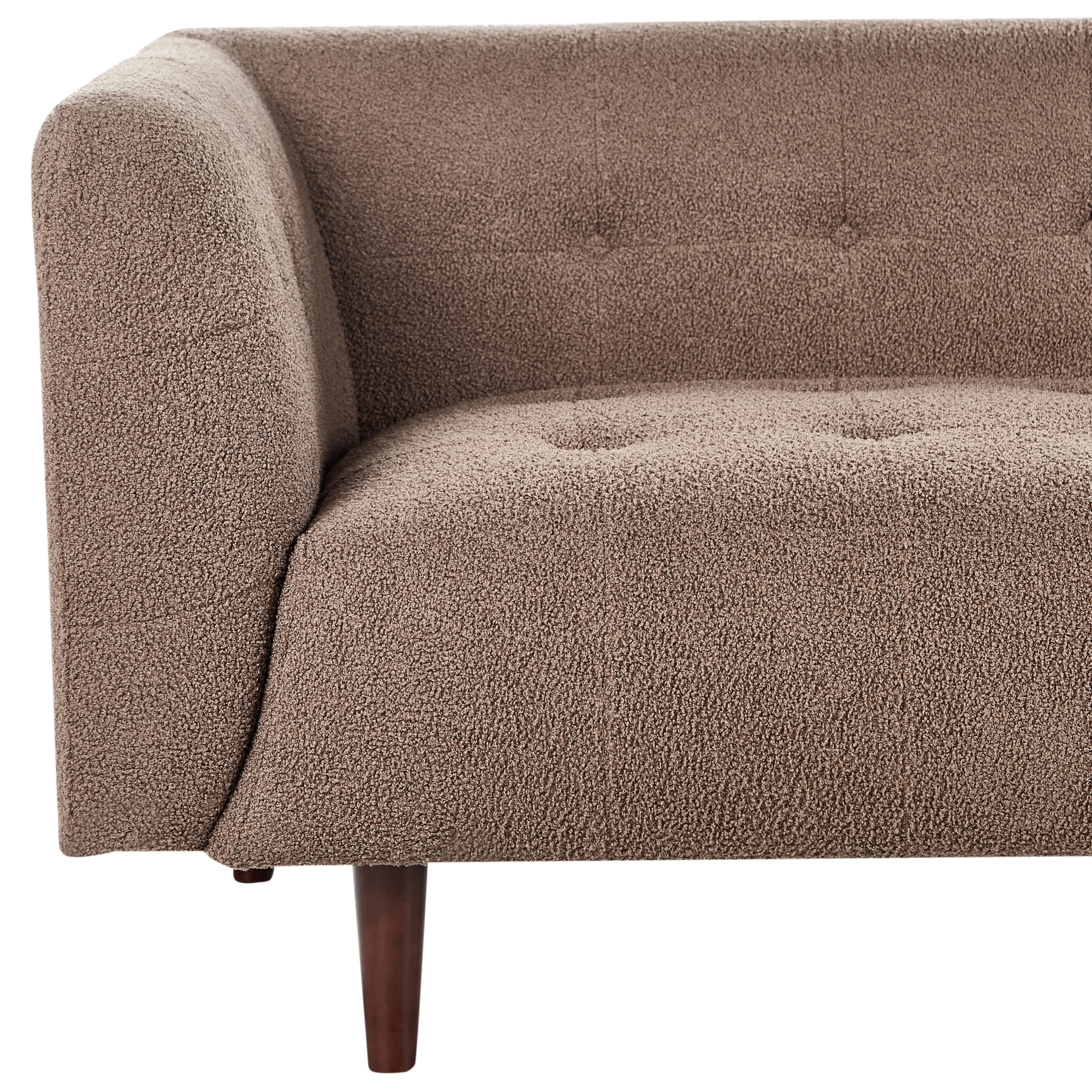 Canapea cu 3 locuri BYSKE Boucle Maro [7]