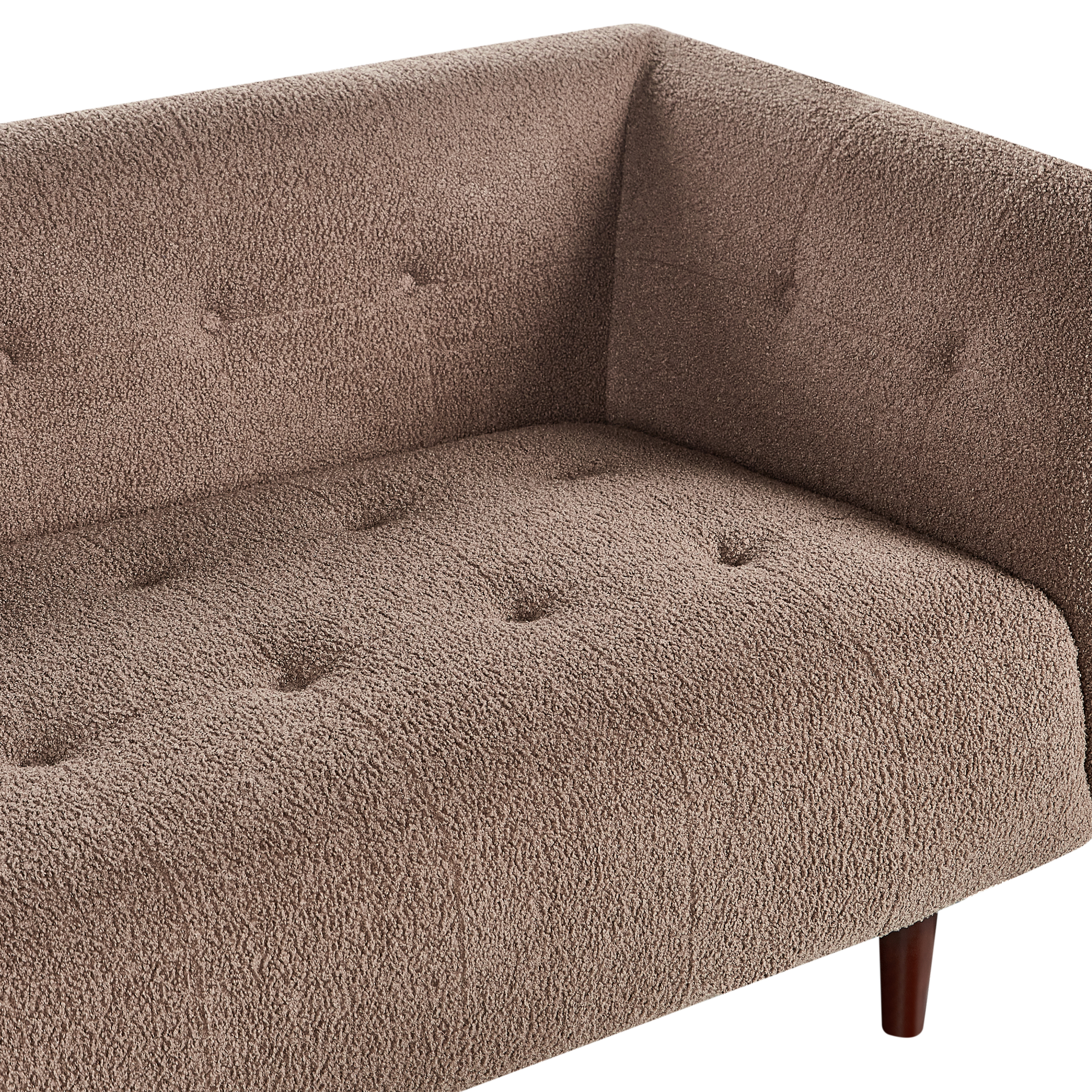 Canapea cu 3 locuri BYSKE Boucle Maro [8]