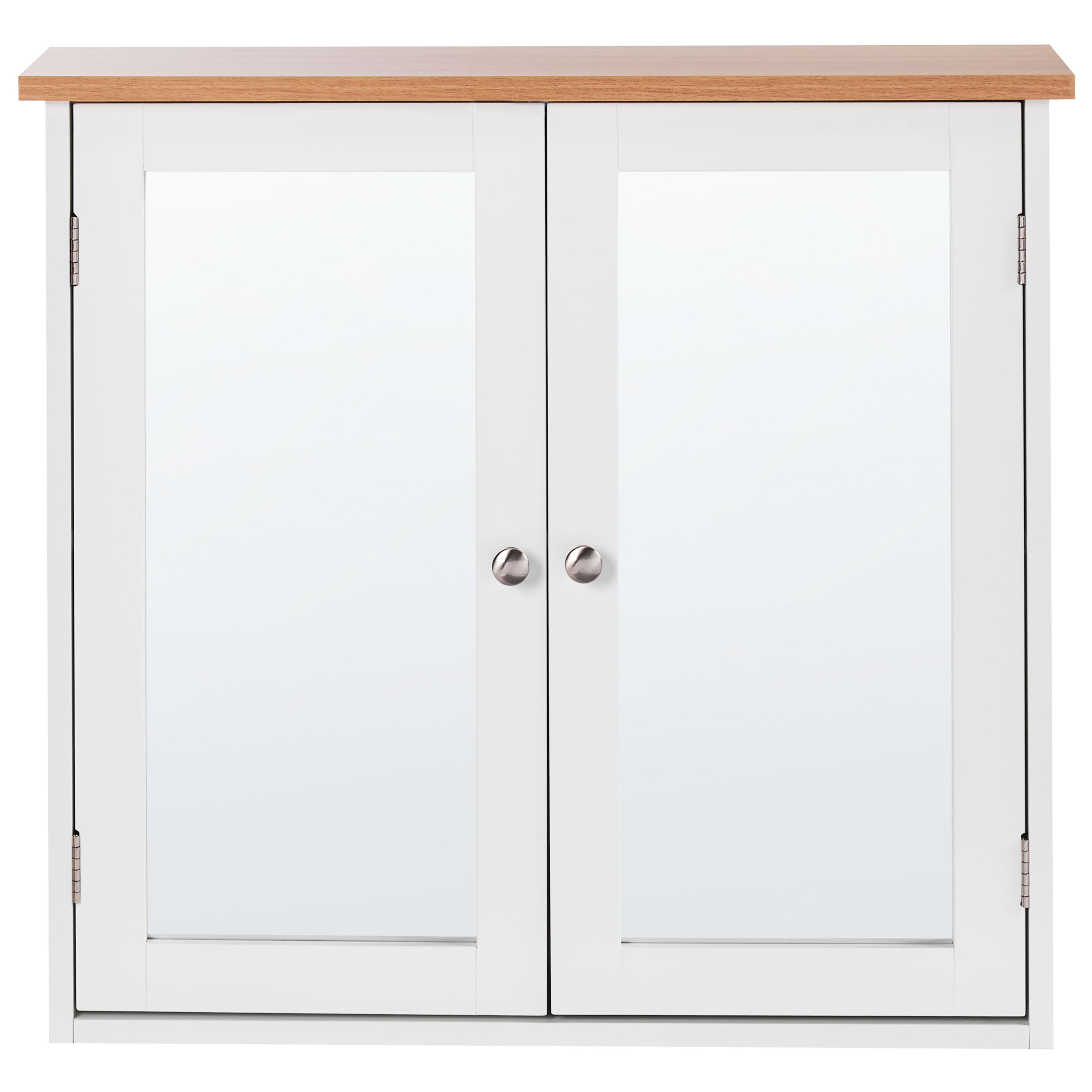 Dulap de baie suspendat cu oglindă ALAMOS 65 cm 60 cm Alb [5]