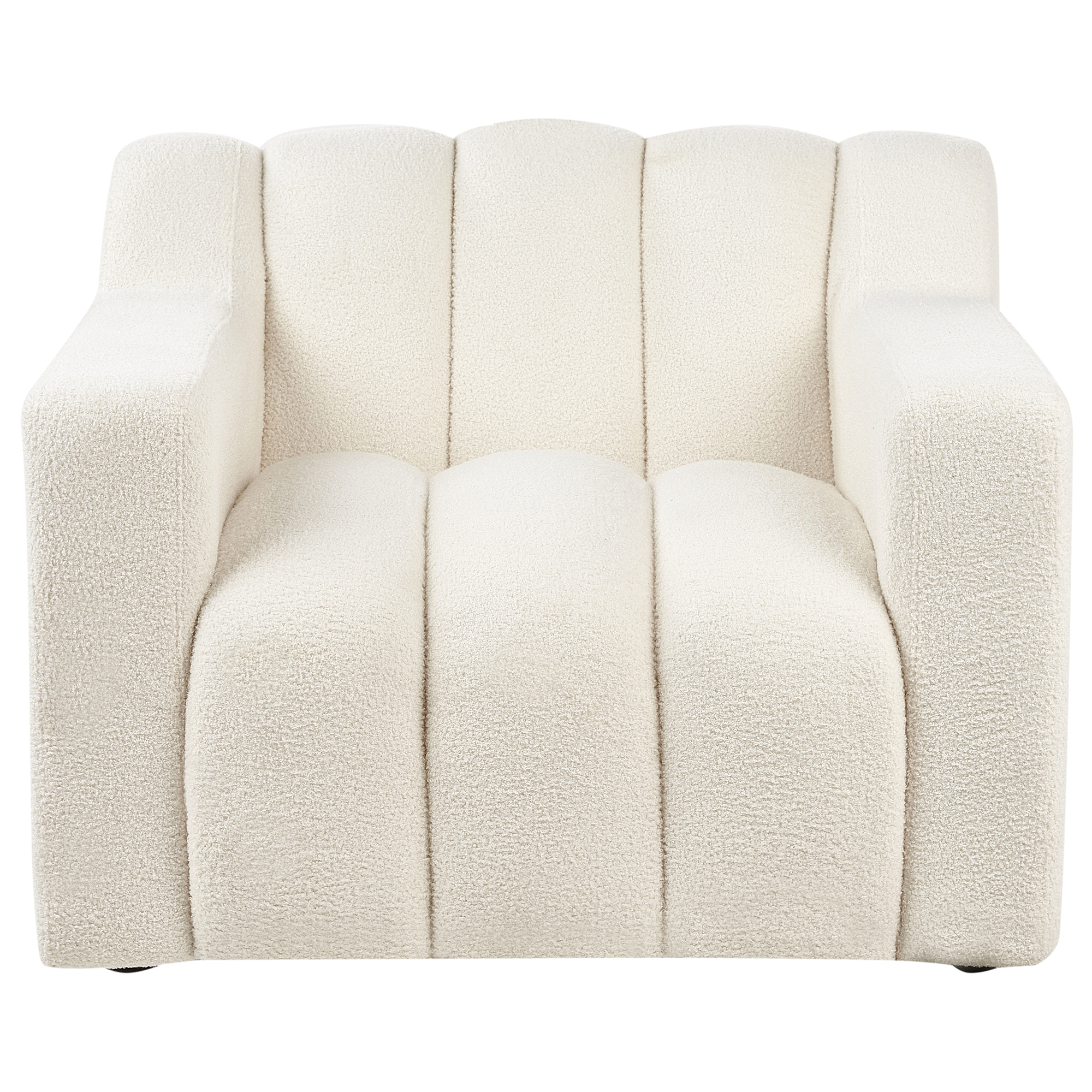 Fotoliu AGERUP Boucle Alb-murdar [5]