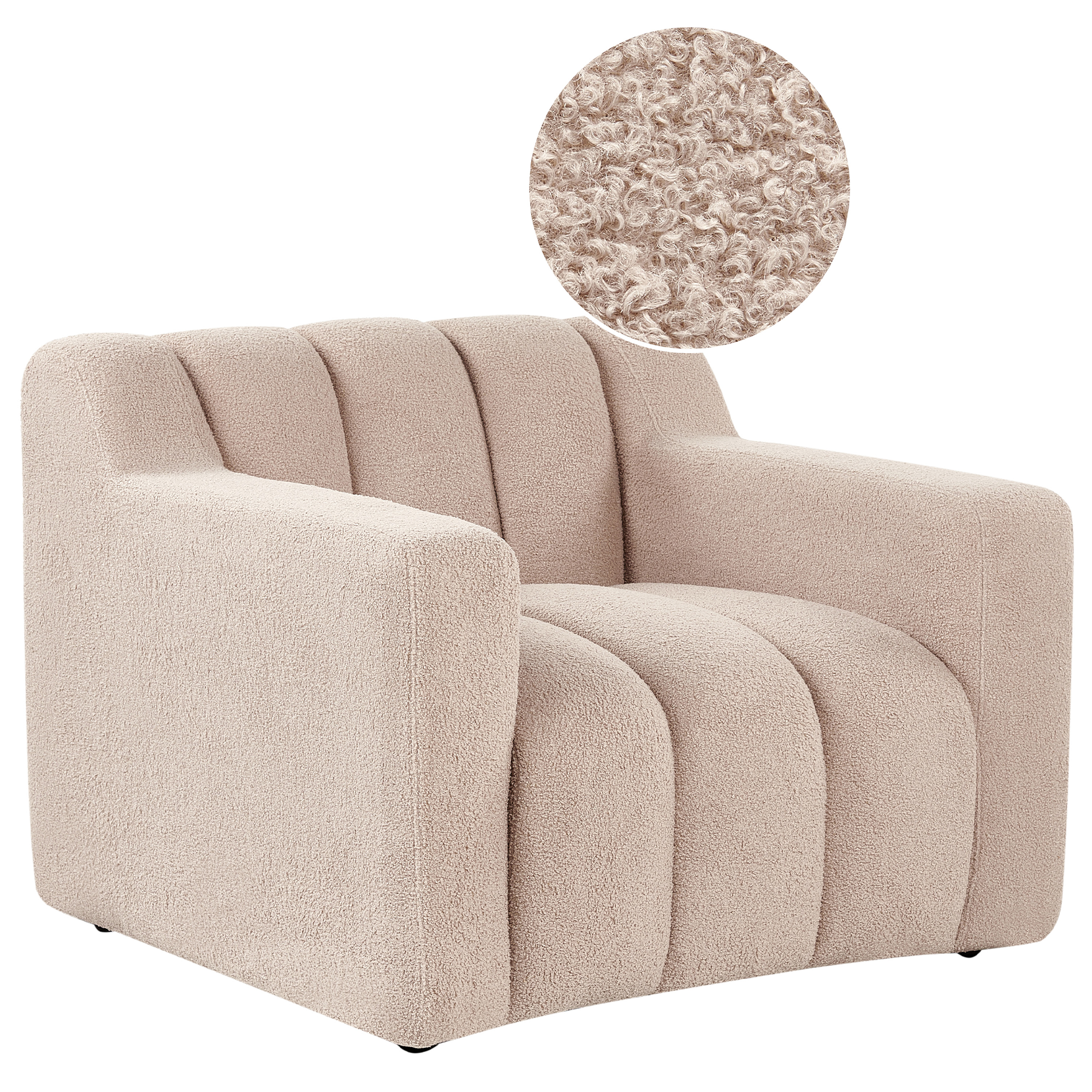 AGERUP armchair Boucle Beige [2]