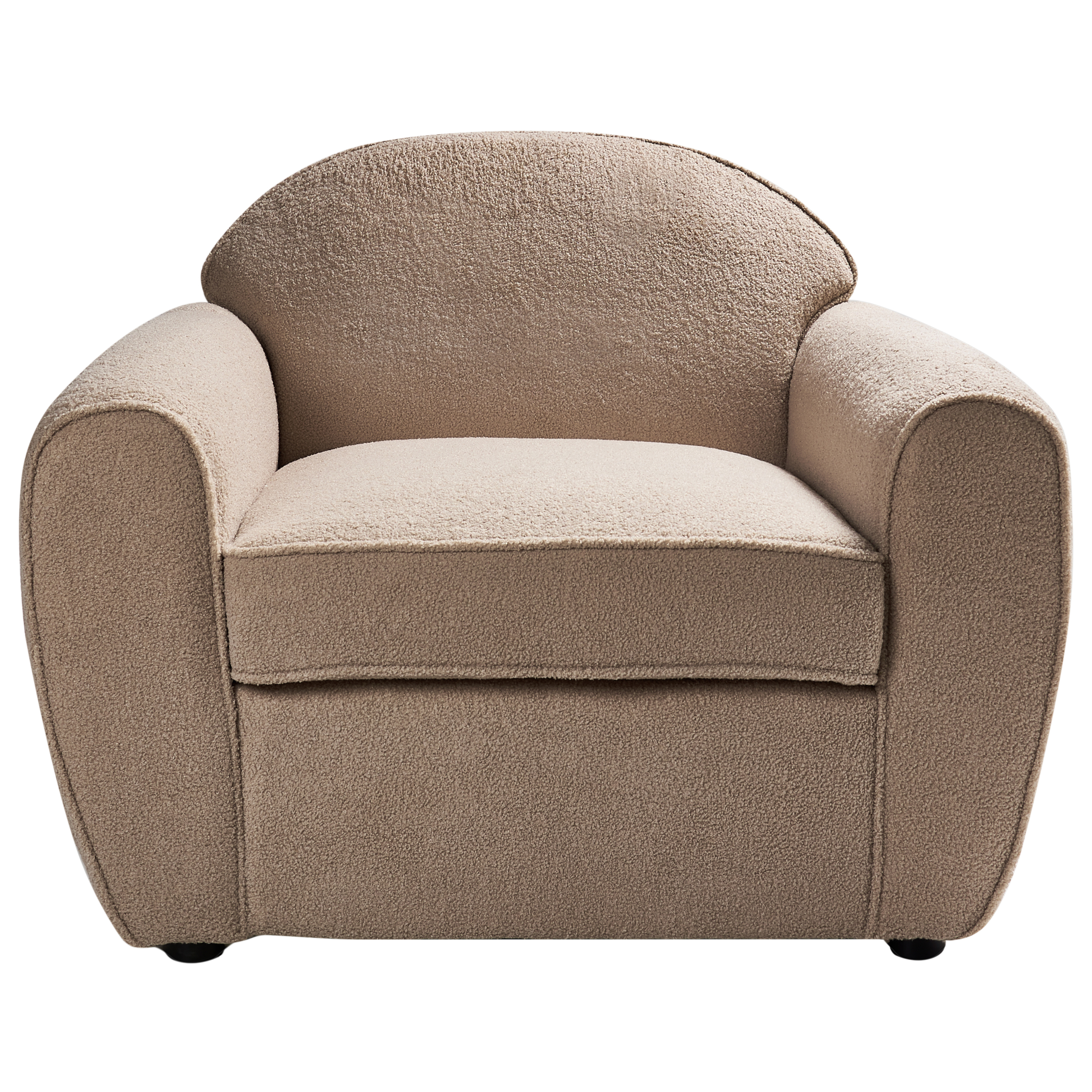 ELLEDE Boucle Armchair Light Brown [5]