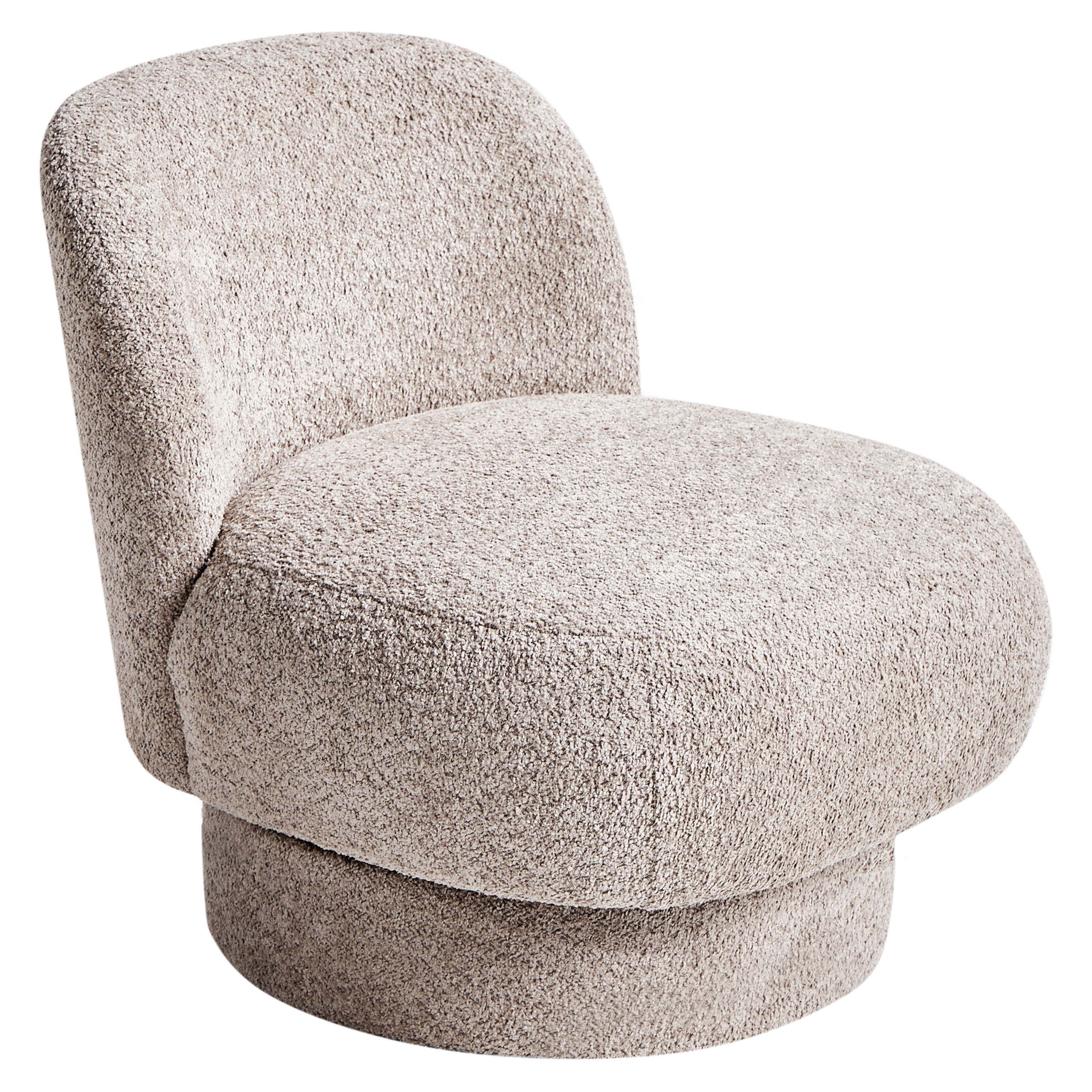 Fotoliu rotativ AYLO Boucle Taupe [4]