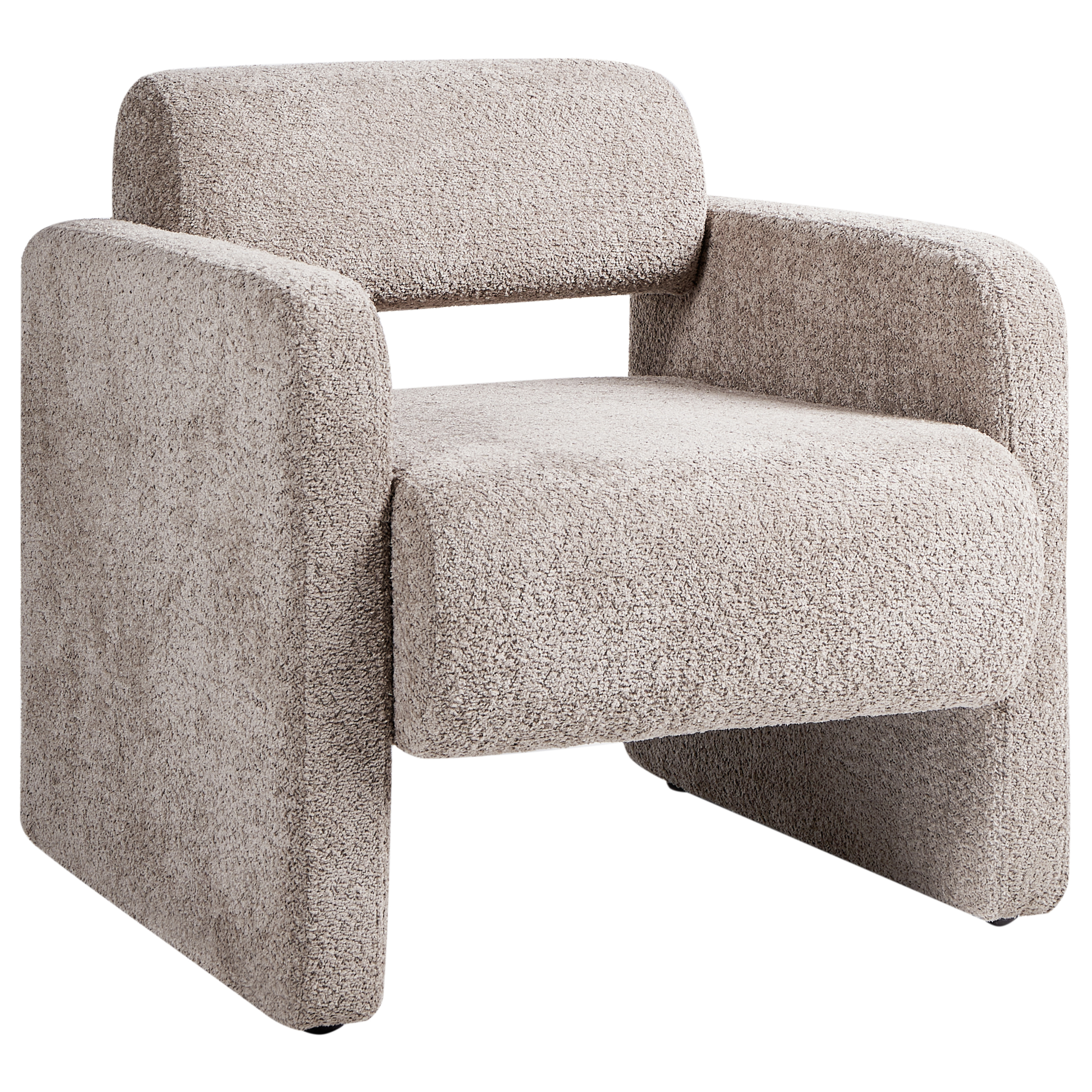 HALLSBERG Boucle armchair Taupe [4]
