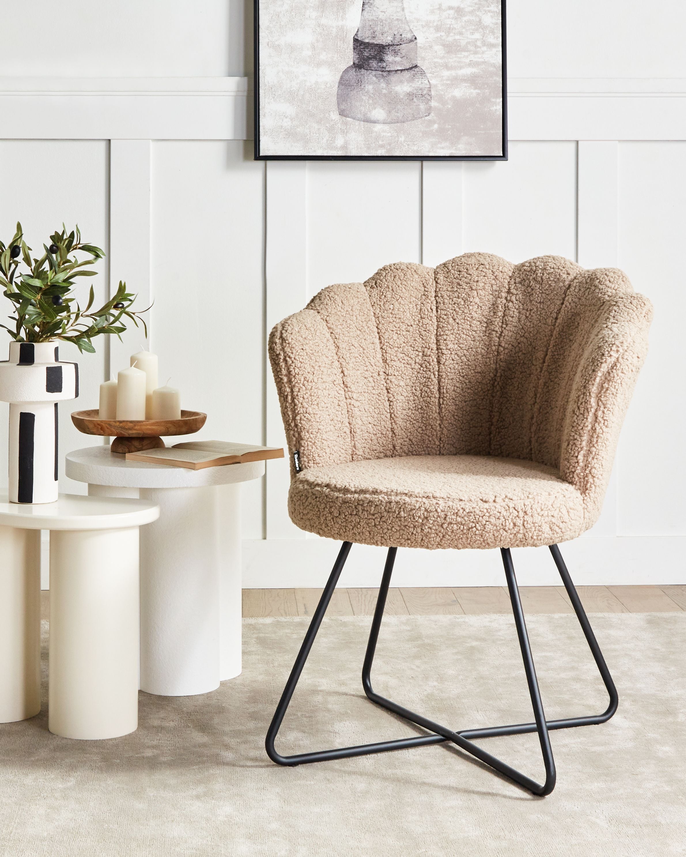 Fotoliu - Fotoliu LOVELOCK Boucle Bej