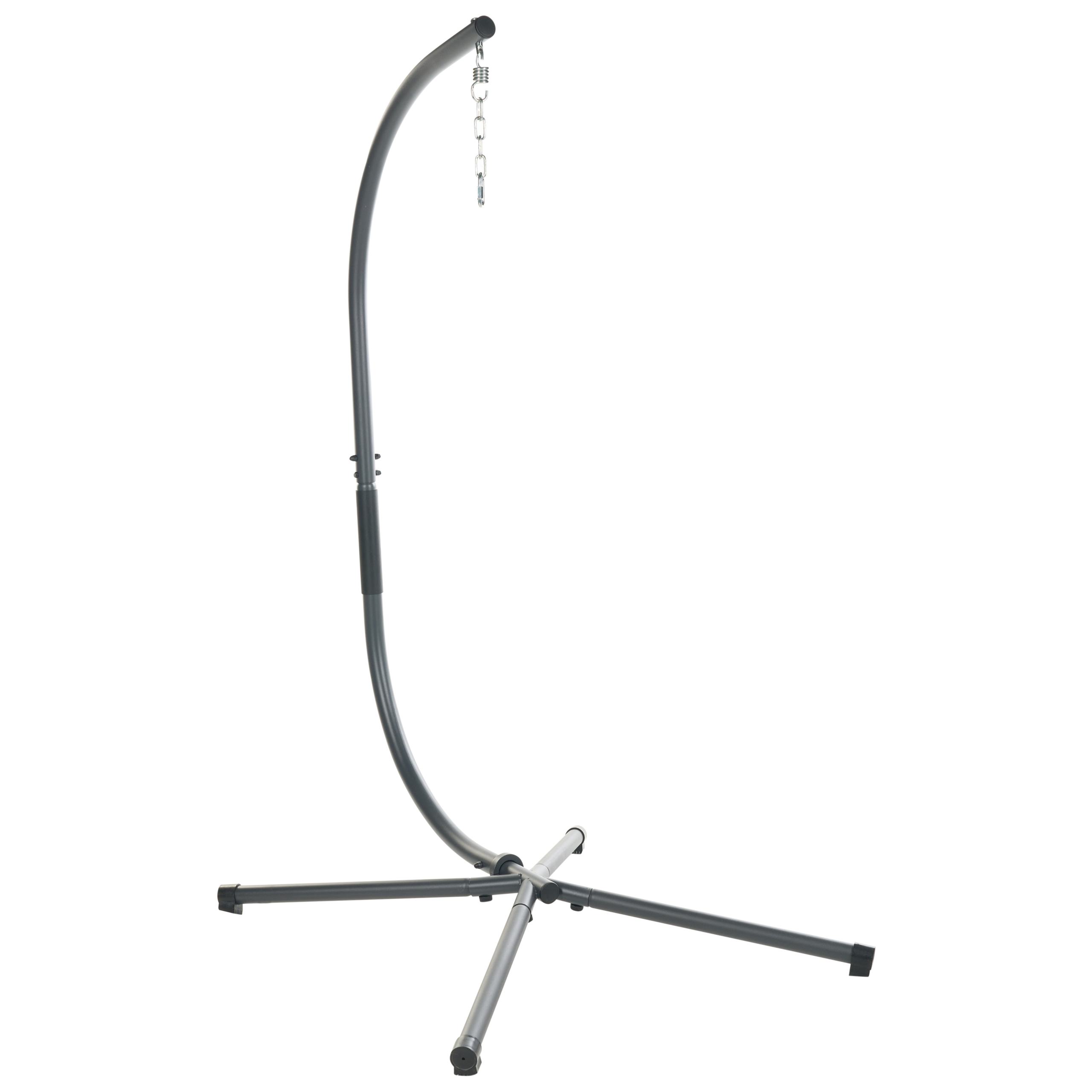 ALVIANO Hanging Armchair with Support Dark Grey [7]