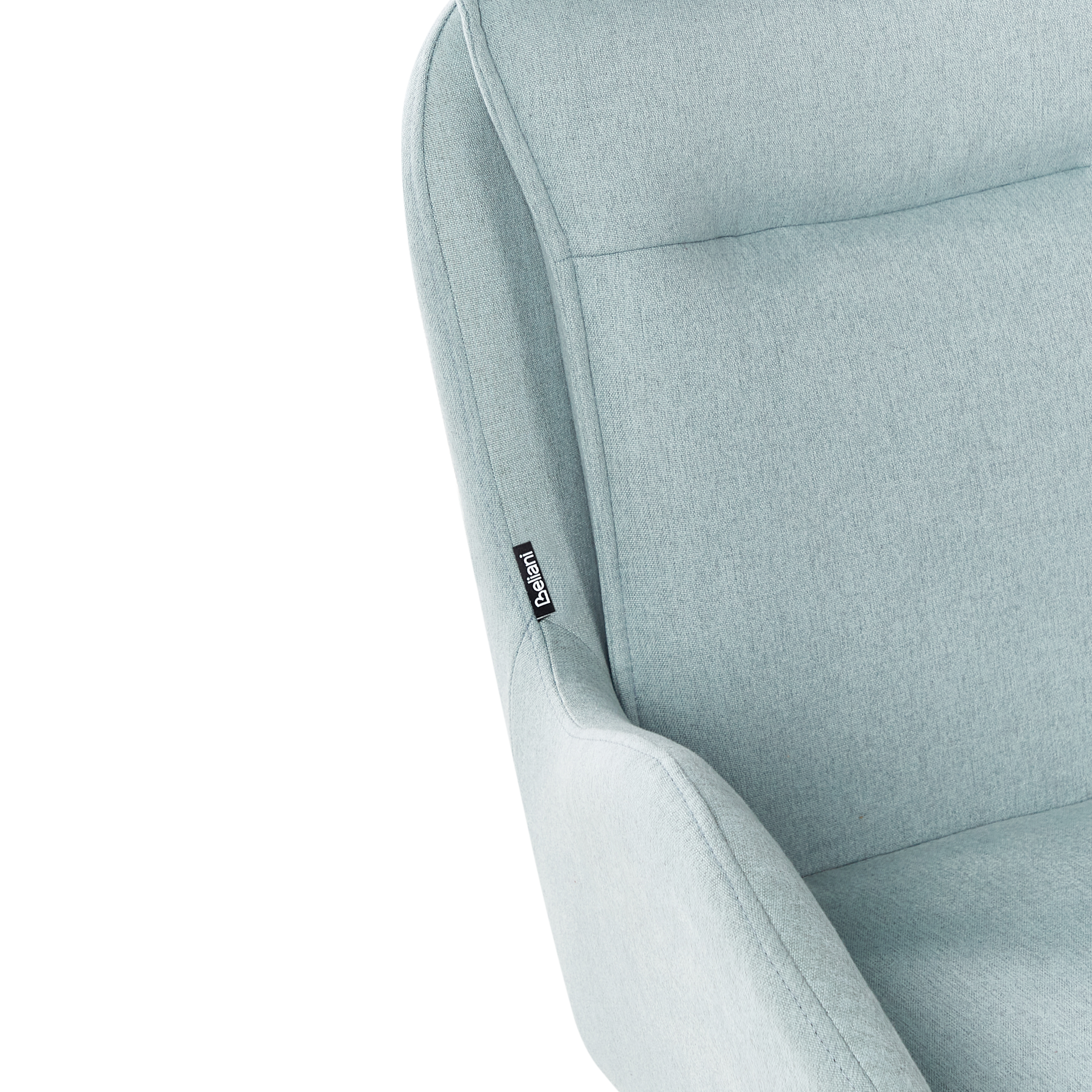 Set de 2 scaune dining Pivotant AVELAR Verde mentă [8]