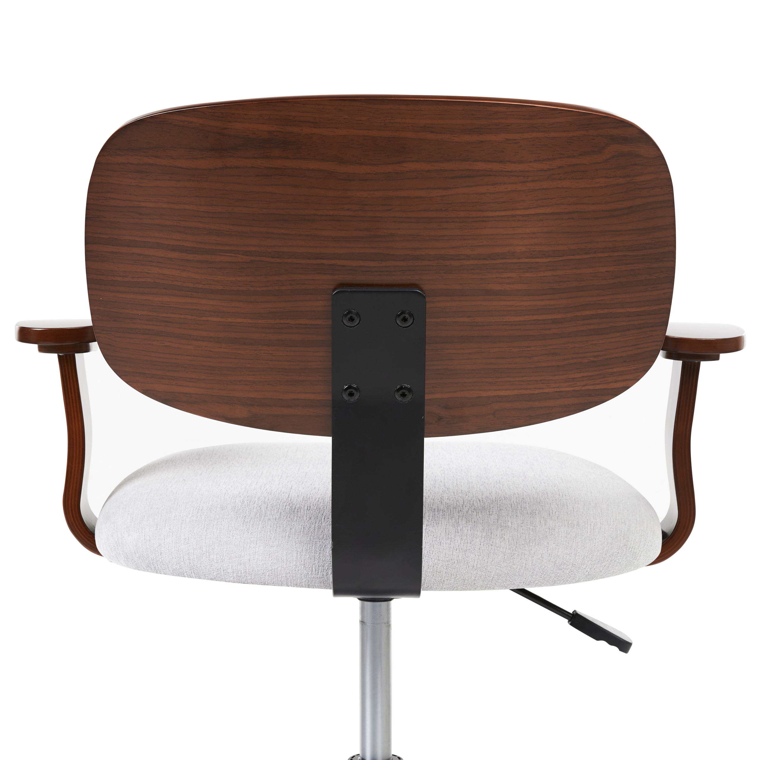 Office chair GUNNISON Synthetic linen Light Grey [6]