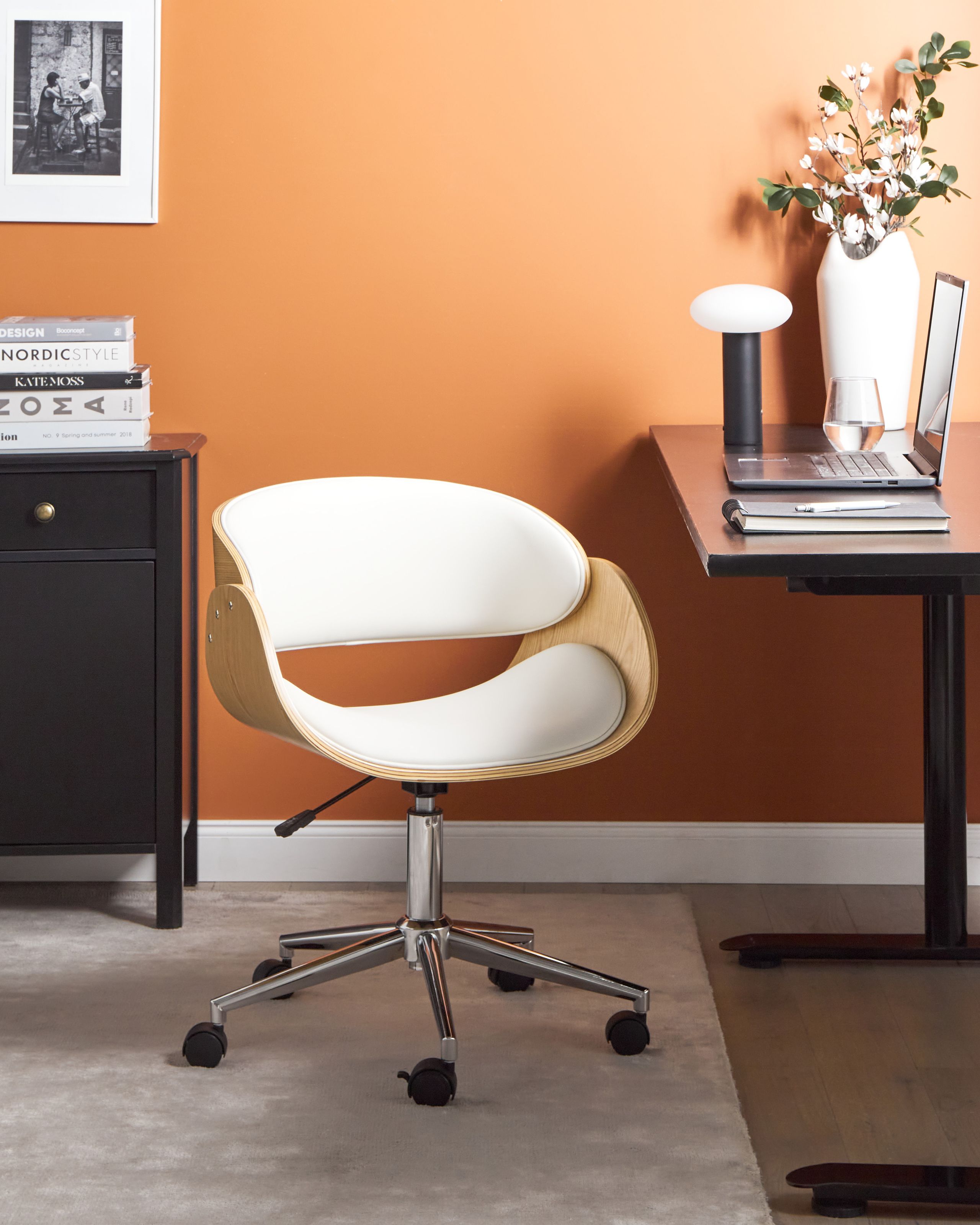 Office chair PALATKA Eco-leather White [1]