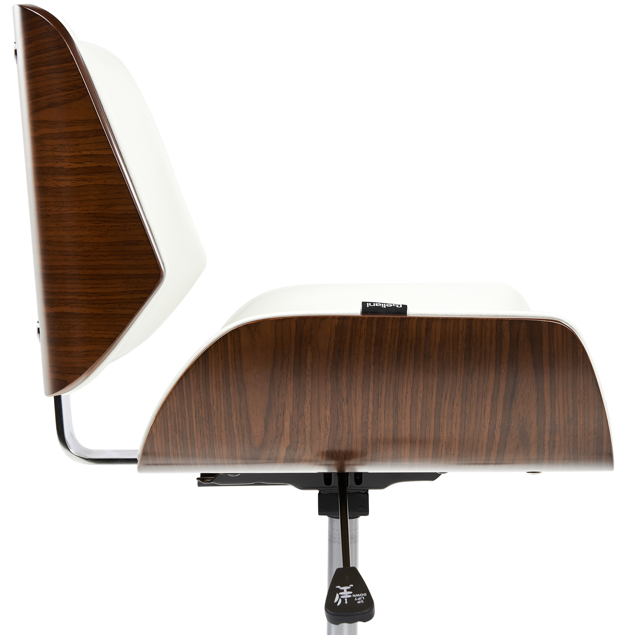 Scaun de birou TOTOWA Piele ecologică Alb [5]