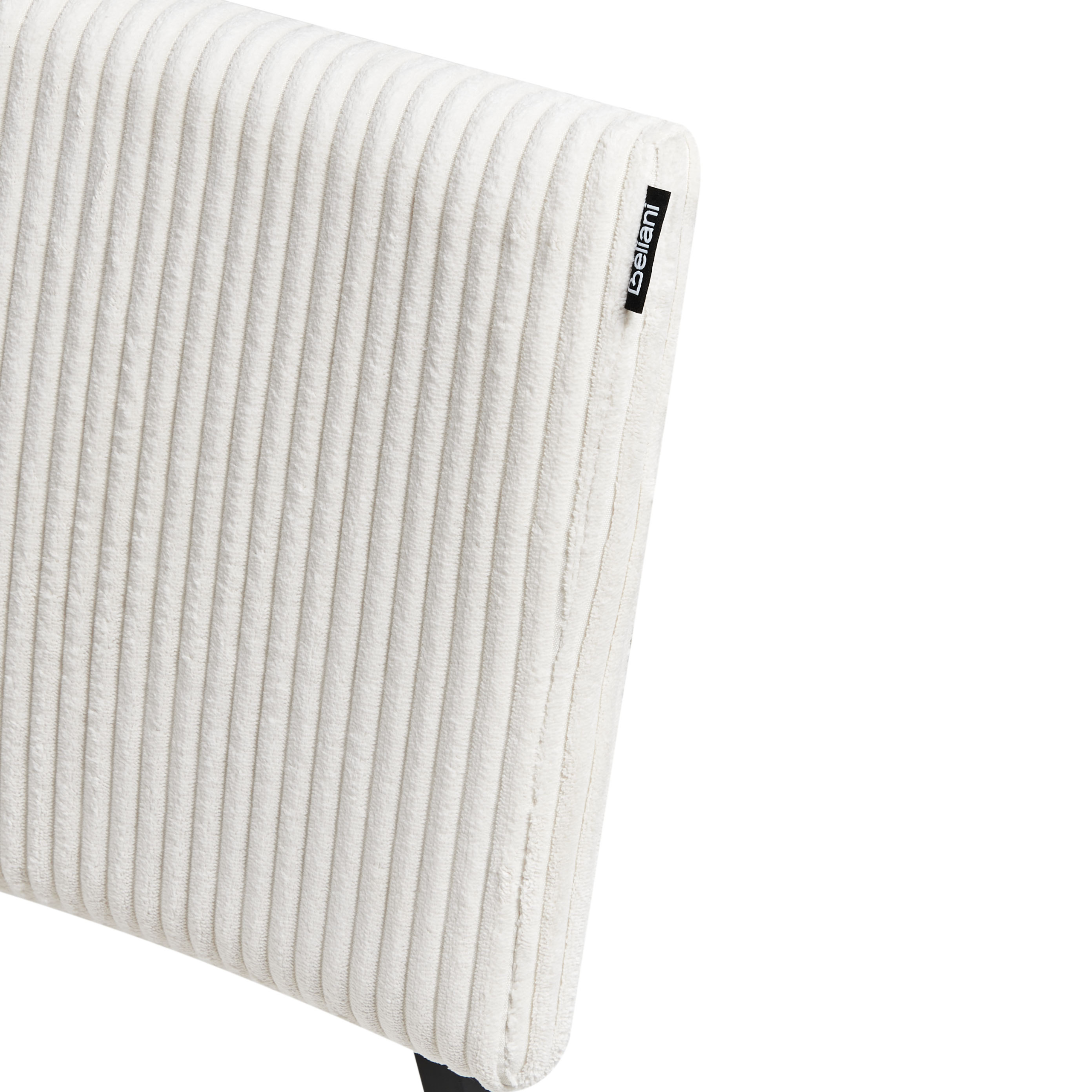 Set of 2 dining chairs STURGIS Velour Off-white [9]