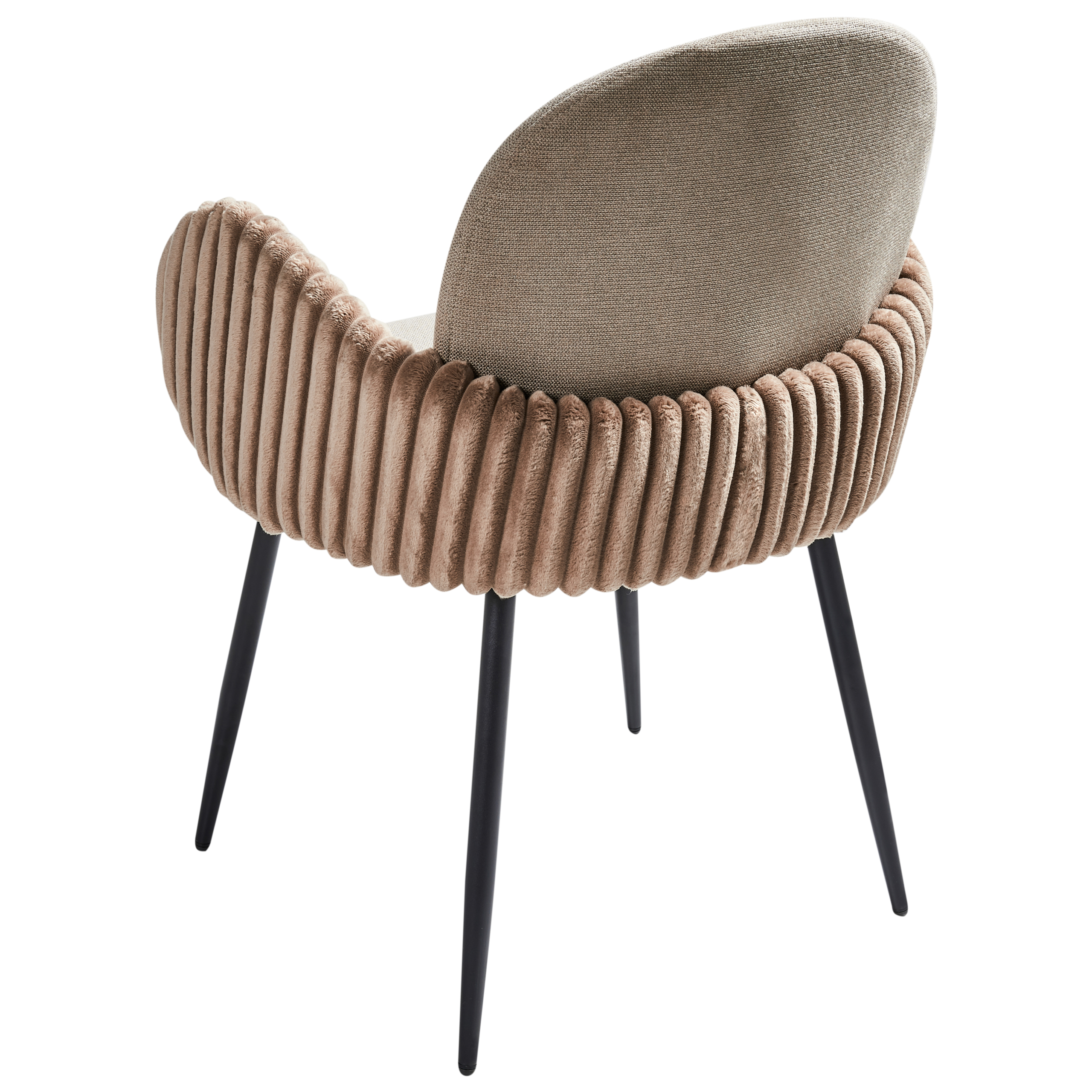 Set of 2 dining chairs AMITY Taupe [6]