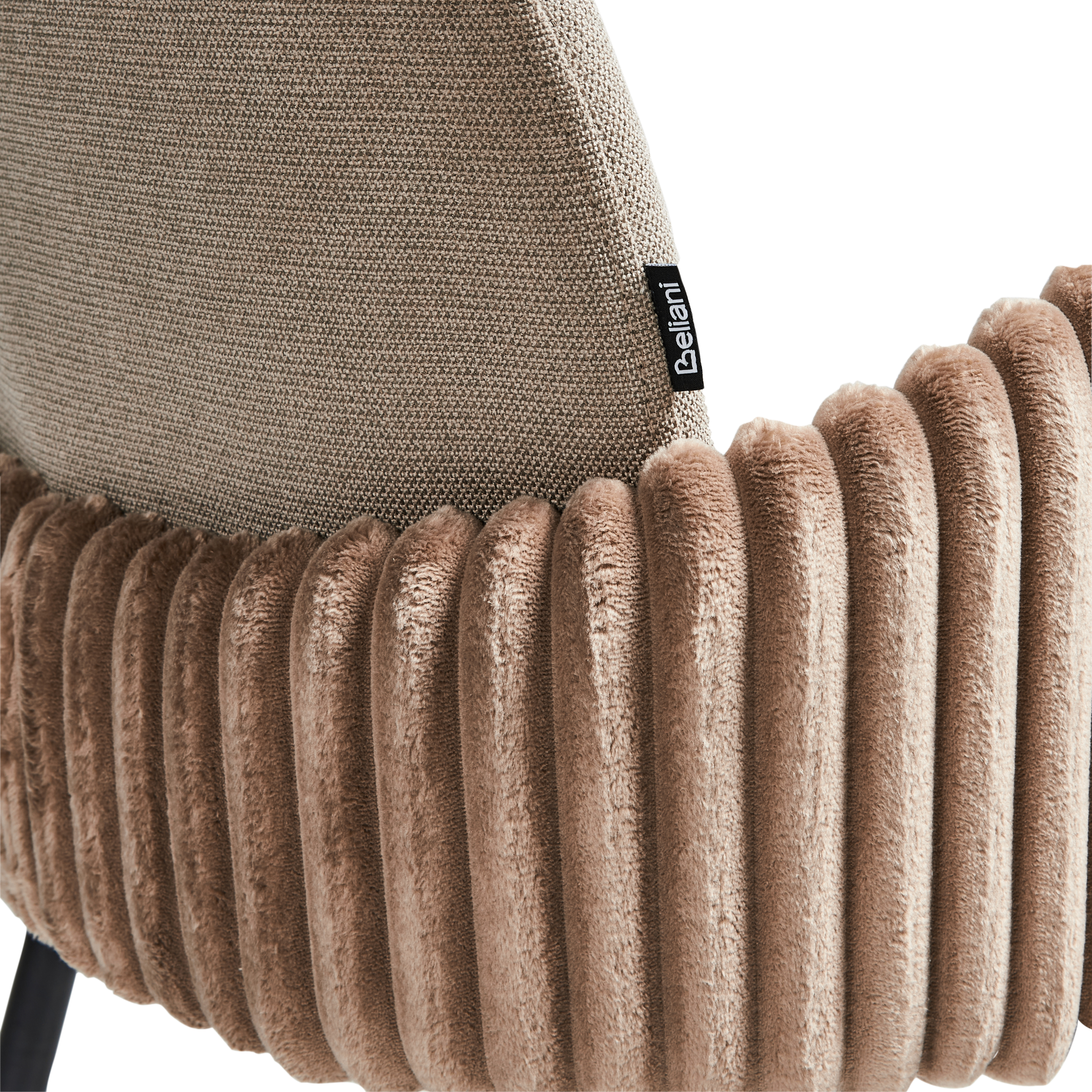 Set of 2 dining chairs AMITY Taupe [8]