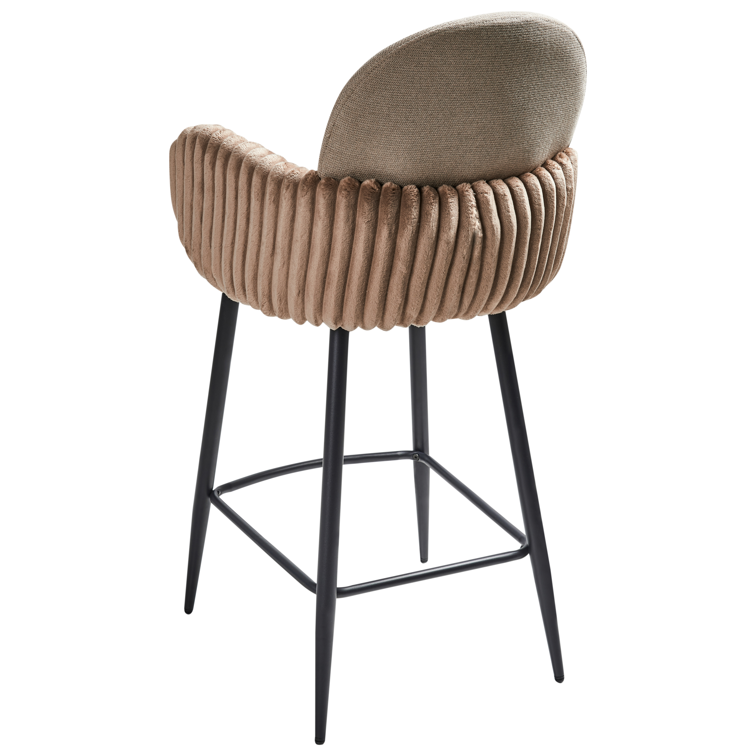 Set de 2 scaune de bar AMITY  Taupe [6]