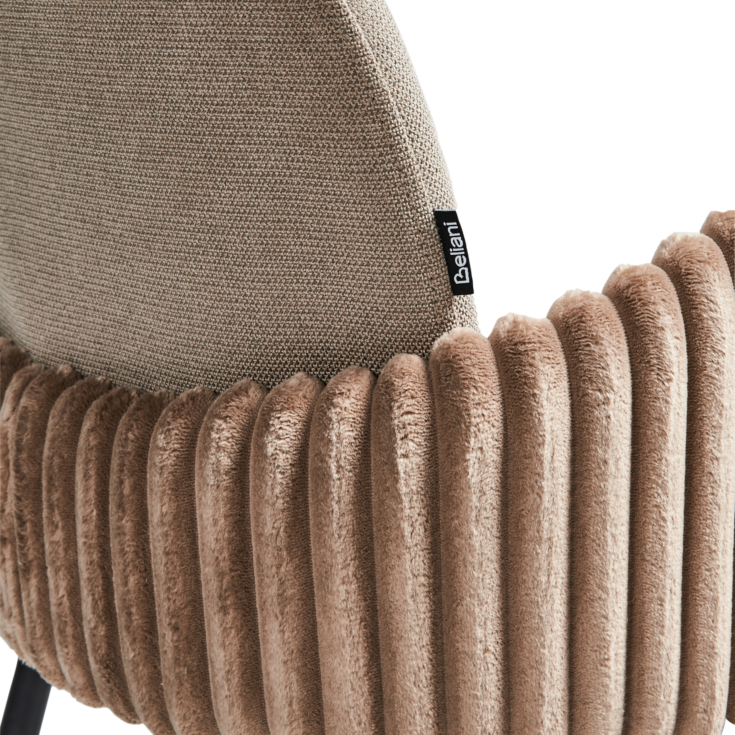 Set of 2 AMITY bar stools Taupe [8]