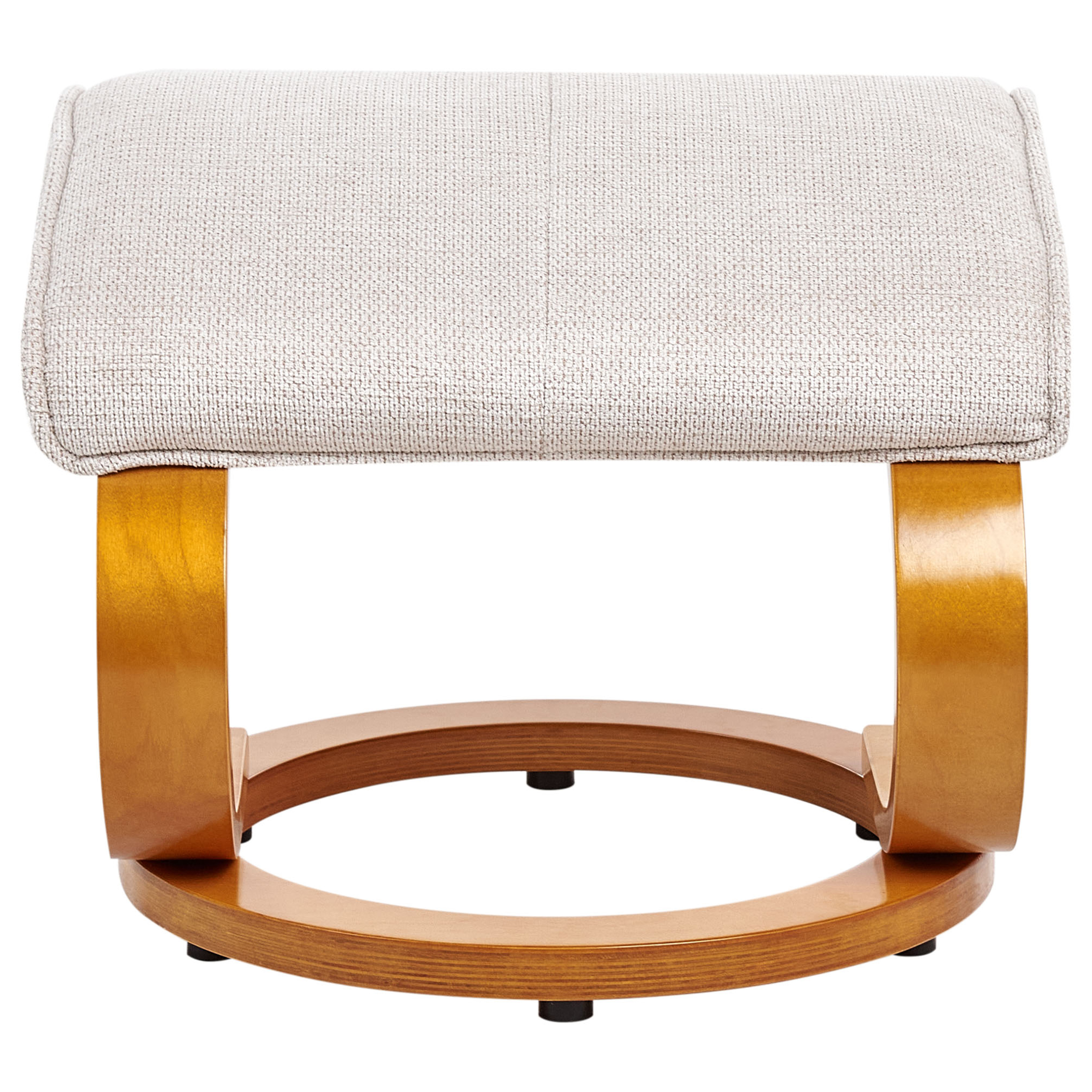 Fotoliu de masaj HERO cu taburet  Bej deschis [9]