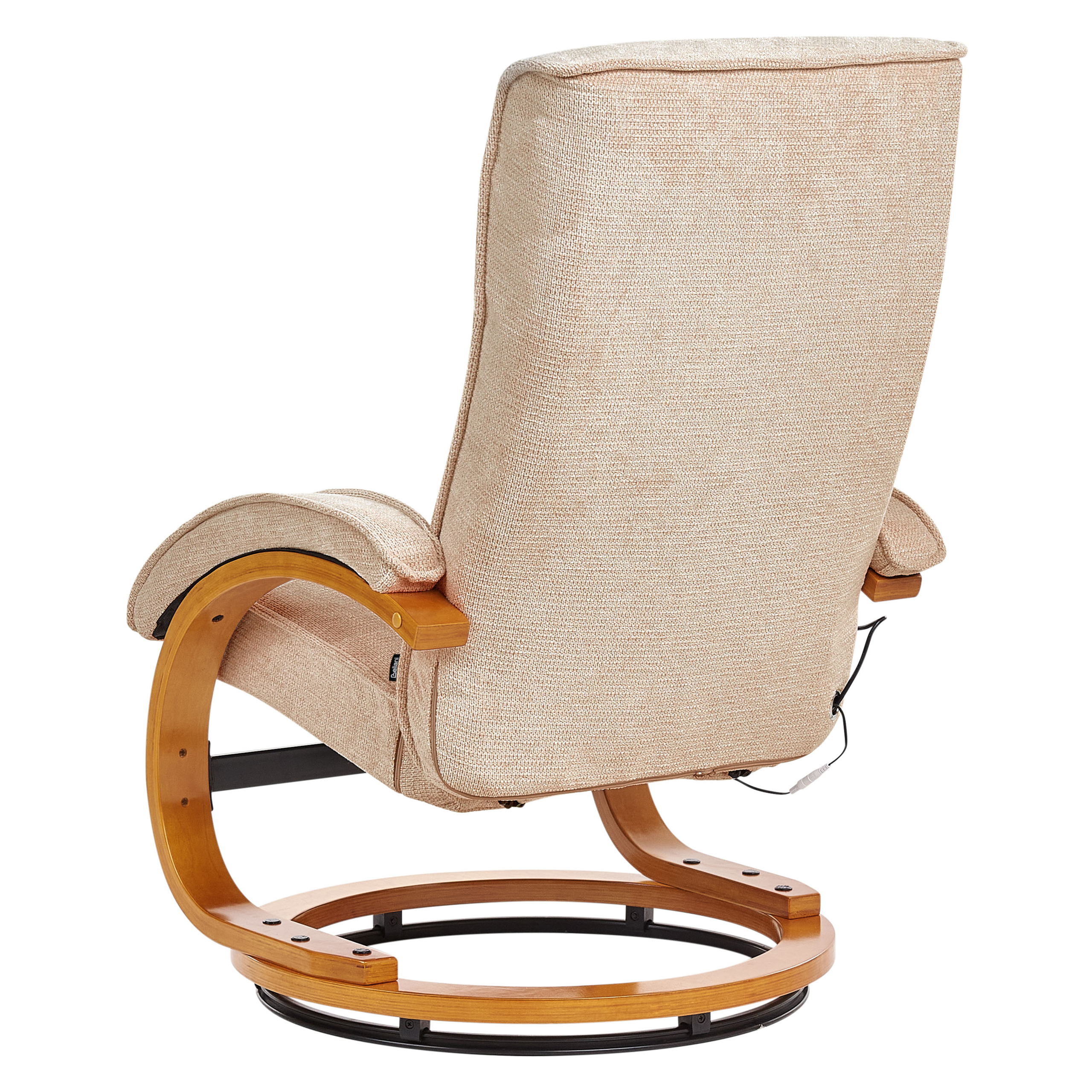 HERO massage chair with stool Beige [5]