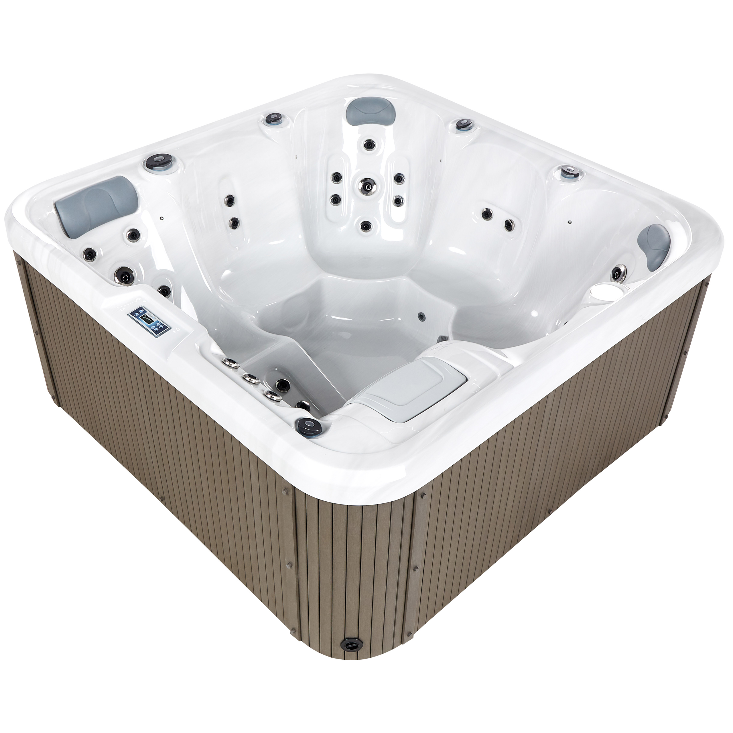 Jacuzzi exterior cu LED CALIMA Alb [6]