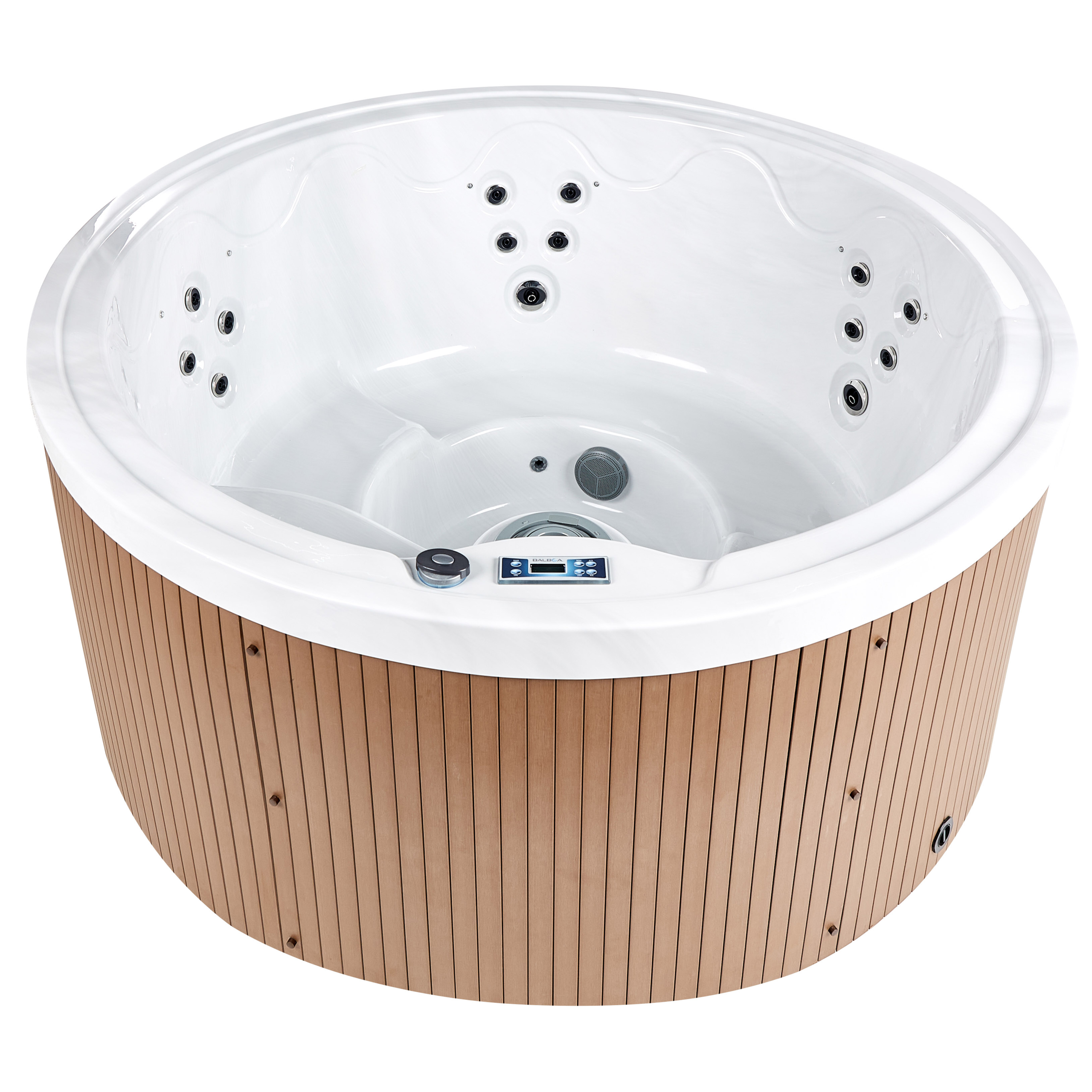 Jacuzzi exterior cu LED MARFIL Alb [2]