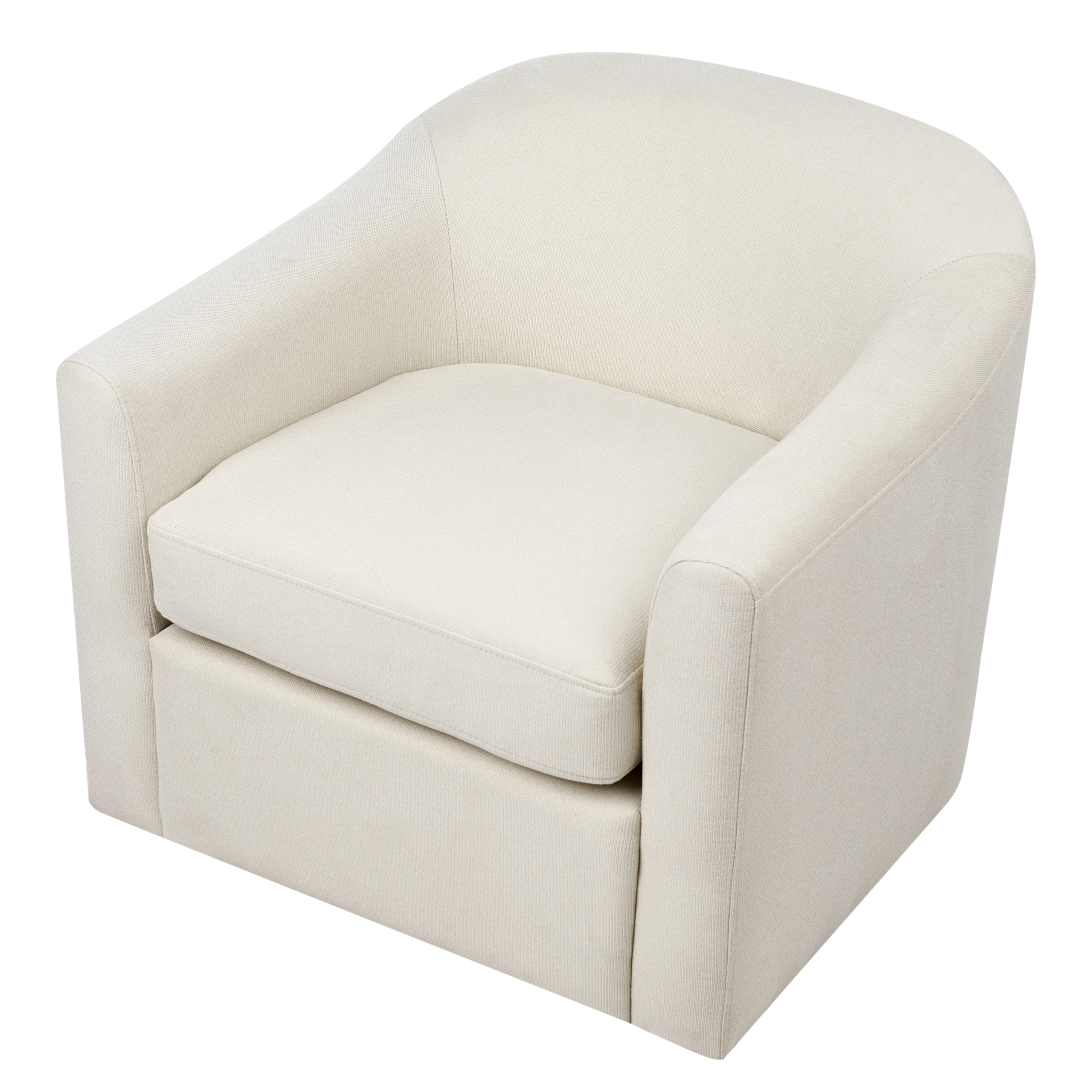 MAGNOR swivel armchair Light beige [6]