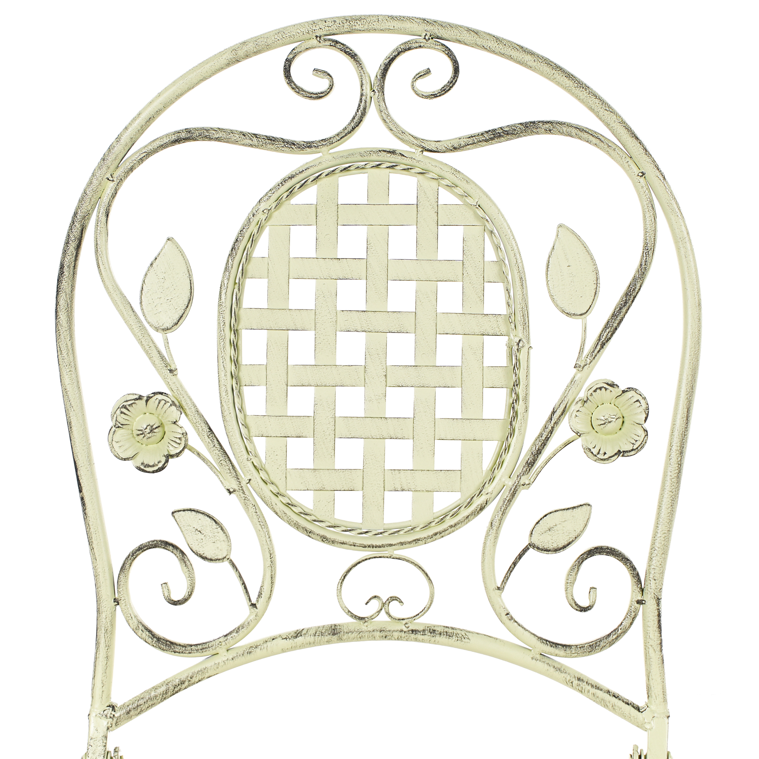 Set de 2 scaune de bar pentru exterior BIVIO Pliabil Metal Verde deschis [9]