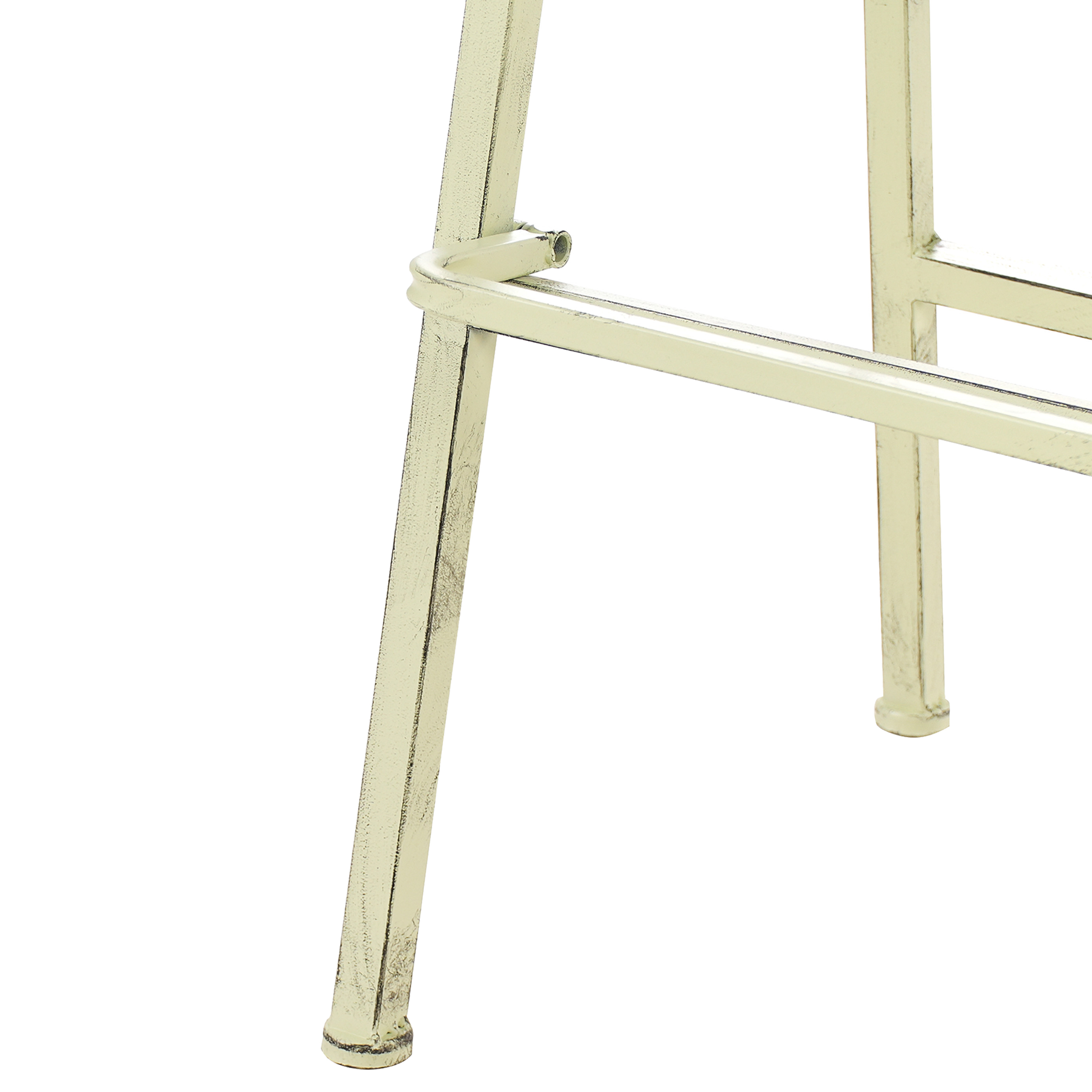 Set de 2 scaune de bar pentru exterior BIVIO Pliabil Metal Verde deschis [10]