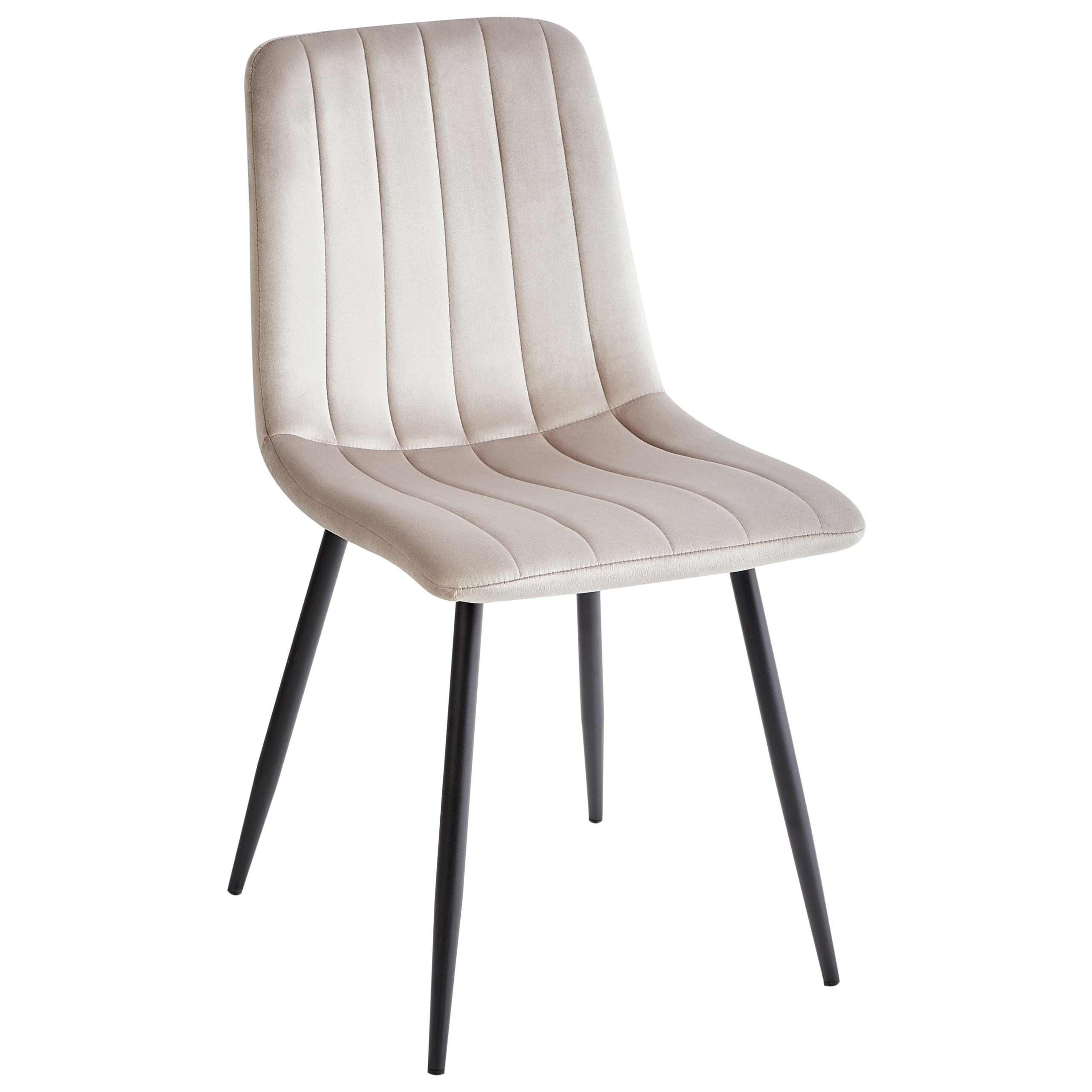 Set de 4 scaune dining KALISPELL Catifea Bej [4]