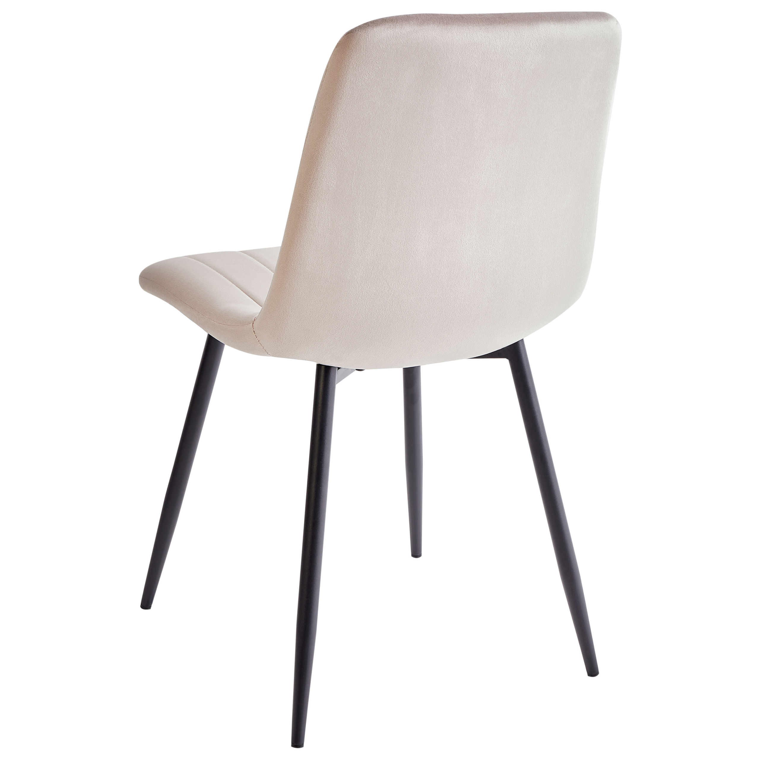 Set de 4 scaune dining KALISPELL Catifea Bej [6]