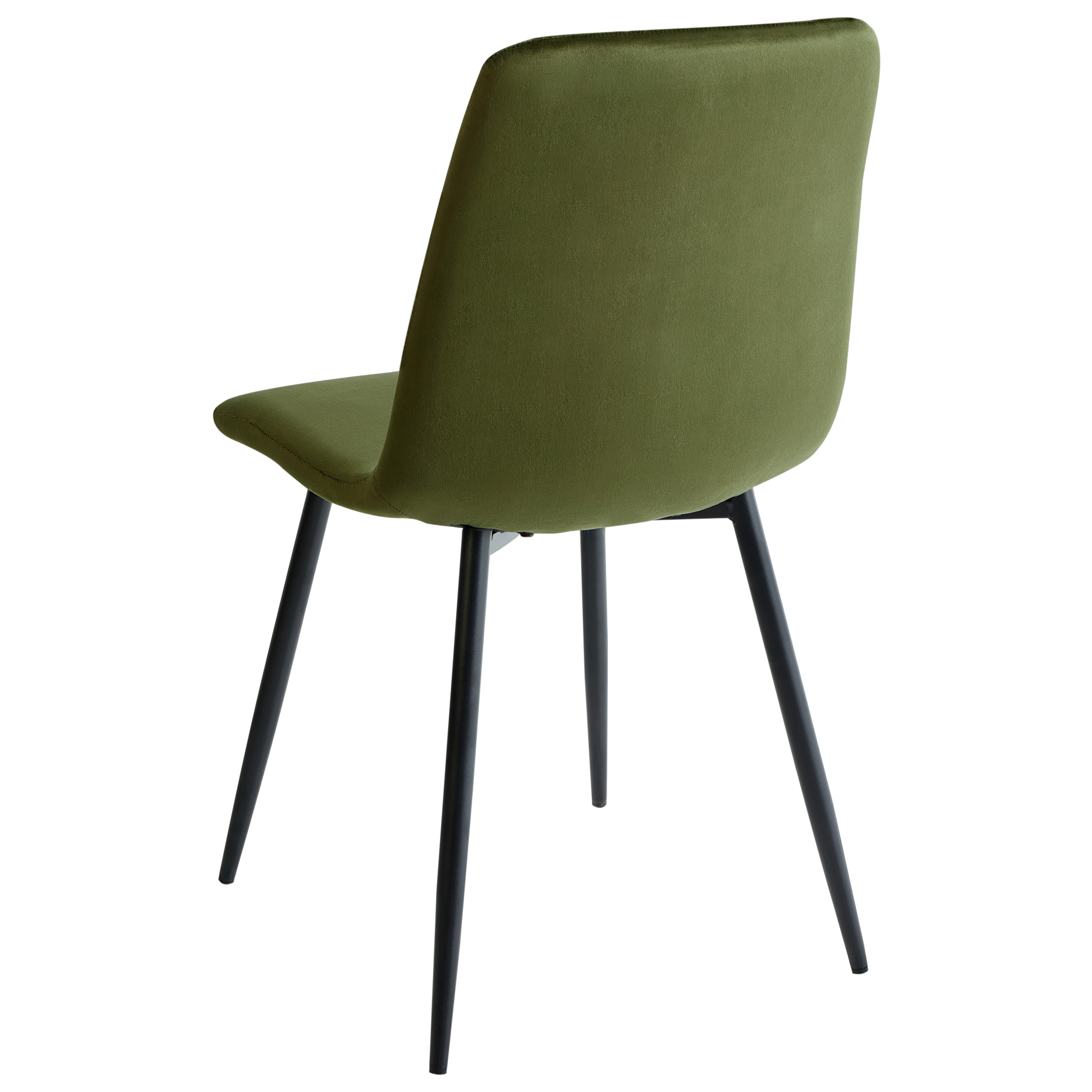 Set de 4 scaune dining HAVRE Catifea Verde măsliniu [6]