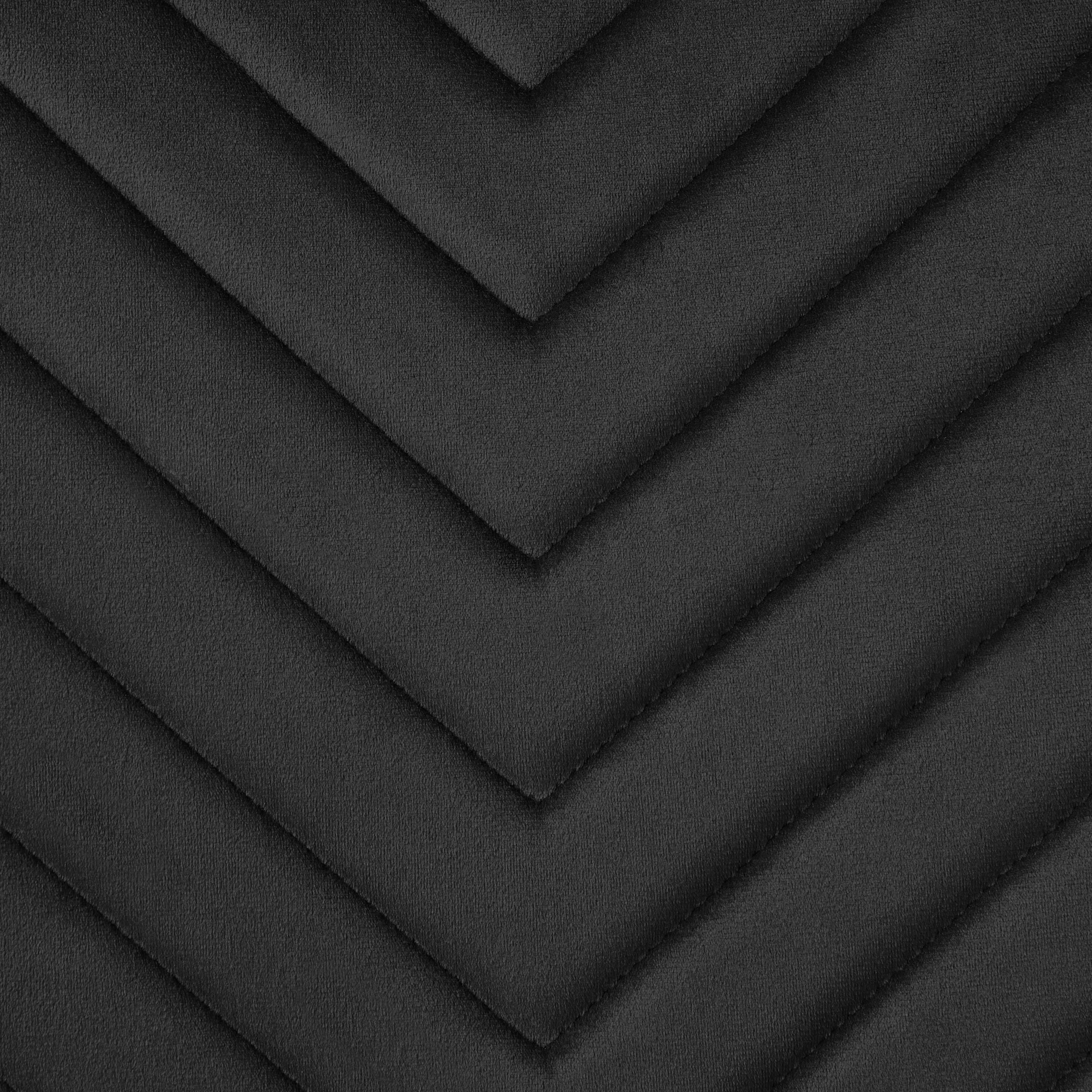 Set of 4 Dining Chairs HAVRE Velvet Black [9]