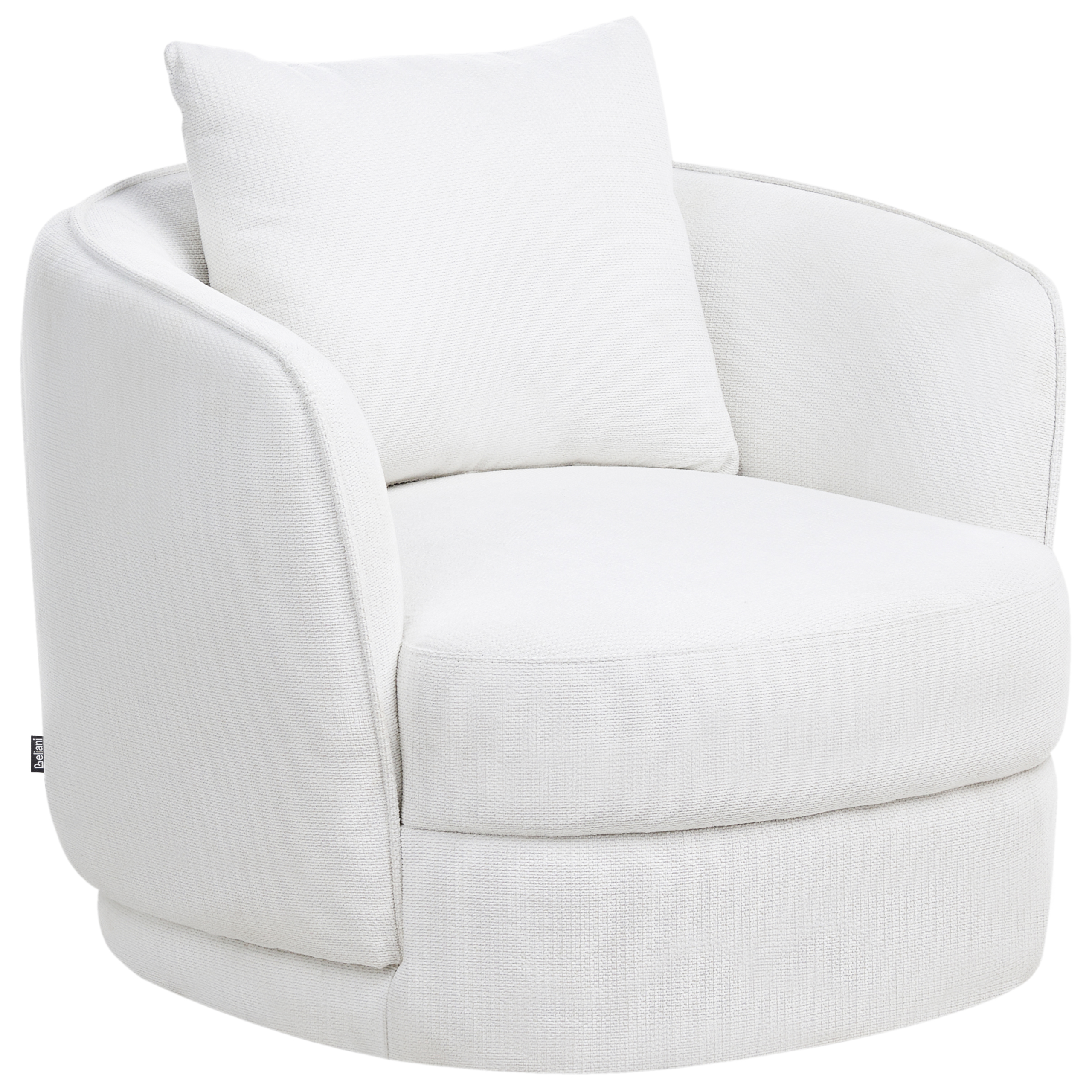 Fotoliu rotativ ANDALEN  Alb-murdar [2]