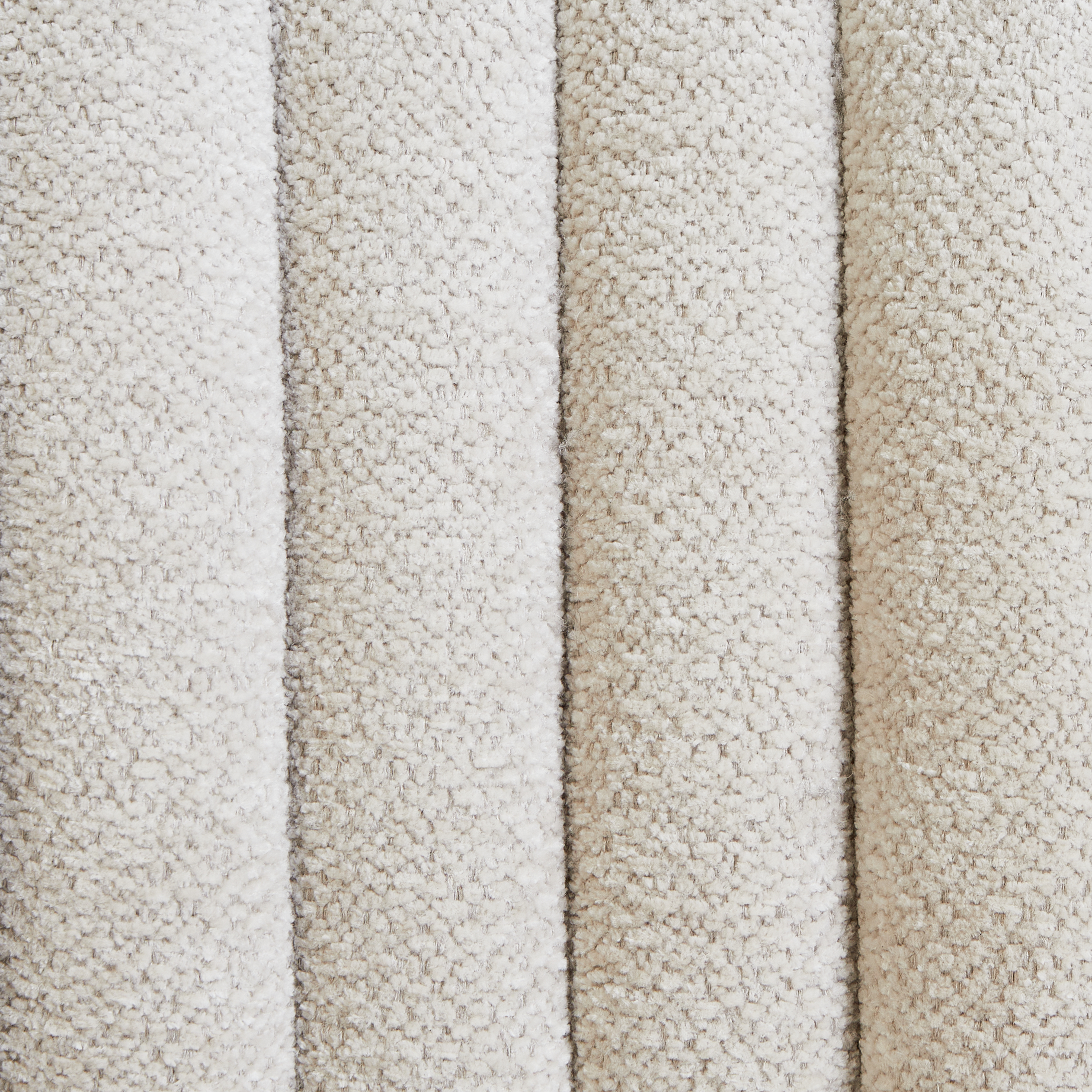 Set of 2 IRINS Chenille Dining Stools Light Beige [9]