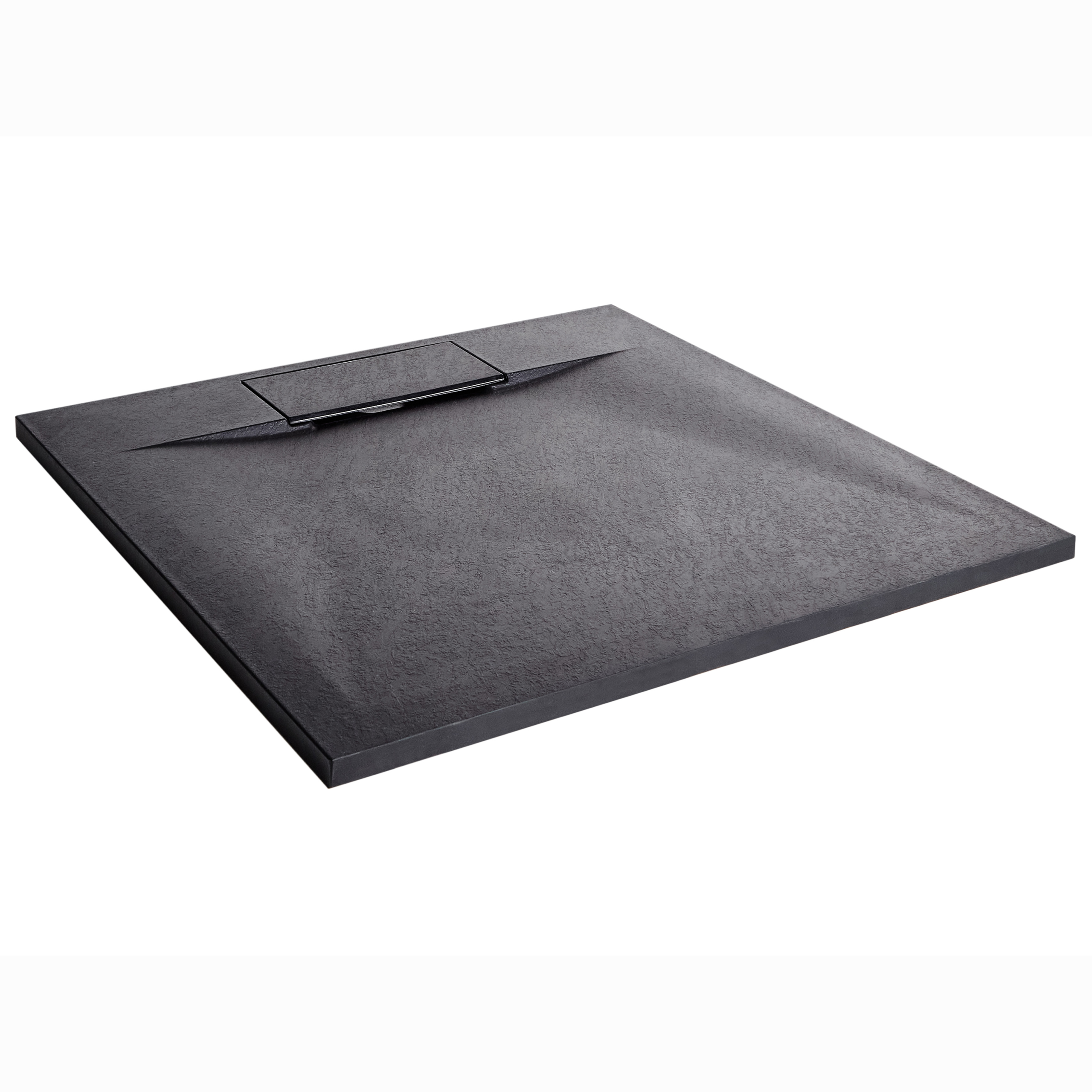 AZZURRO shower tray 90 x 90 x 3 cm Black [4]